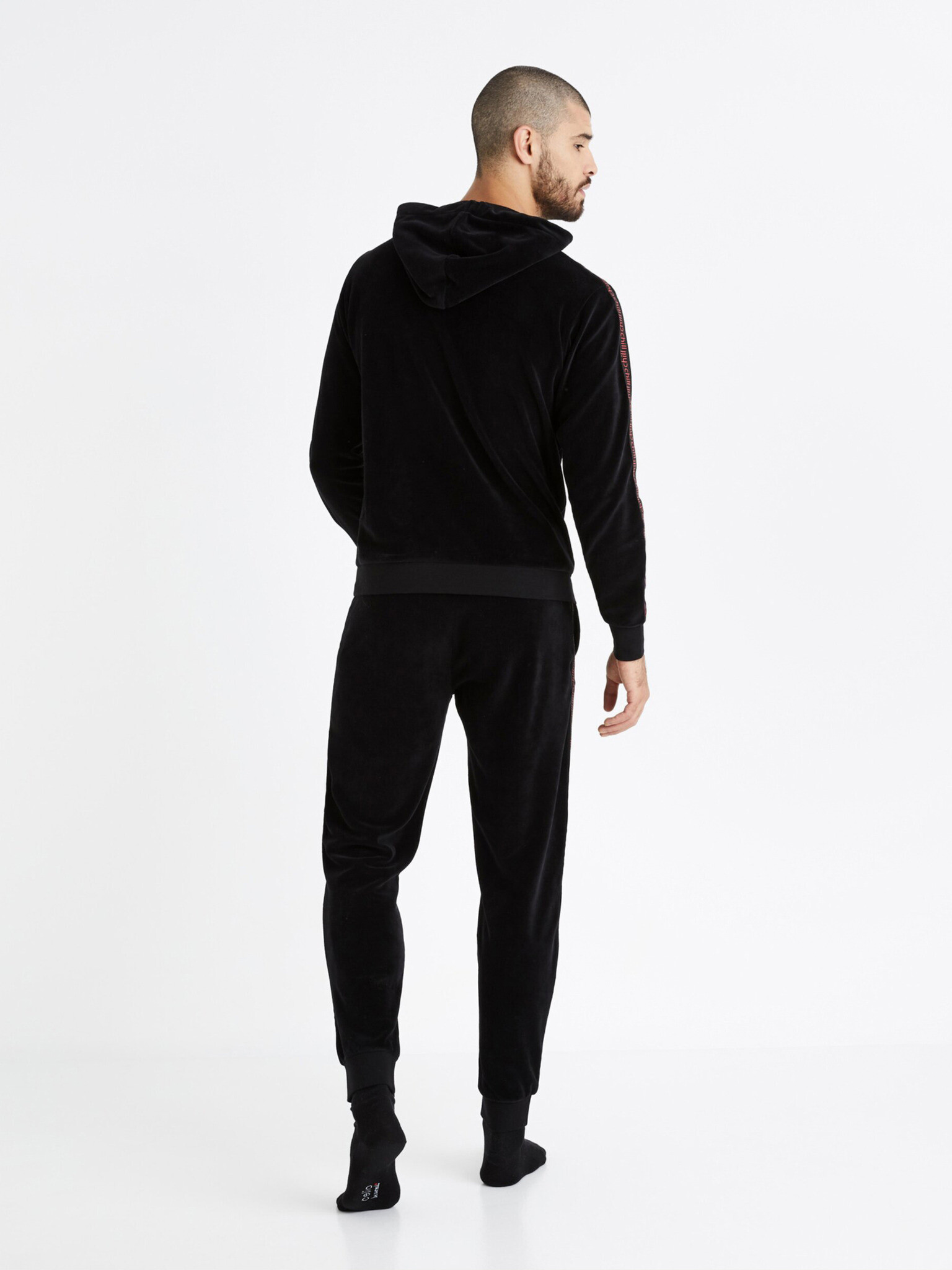 Celio Xcivelvet Pijama Negru - Pled.ro