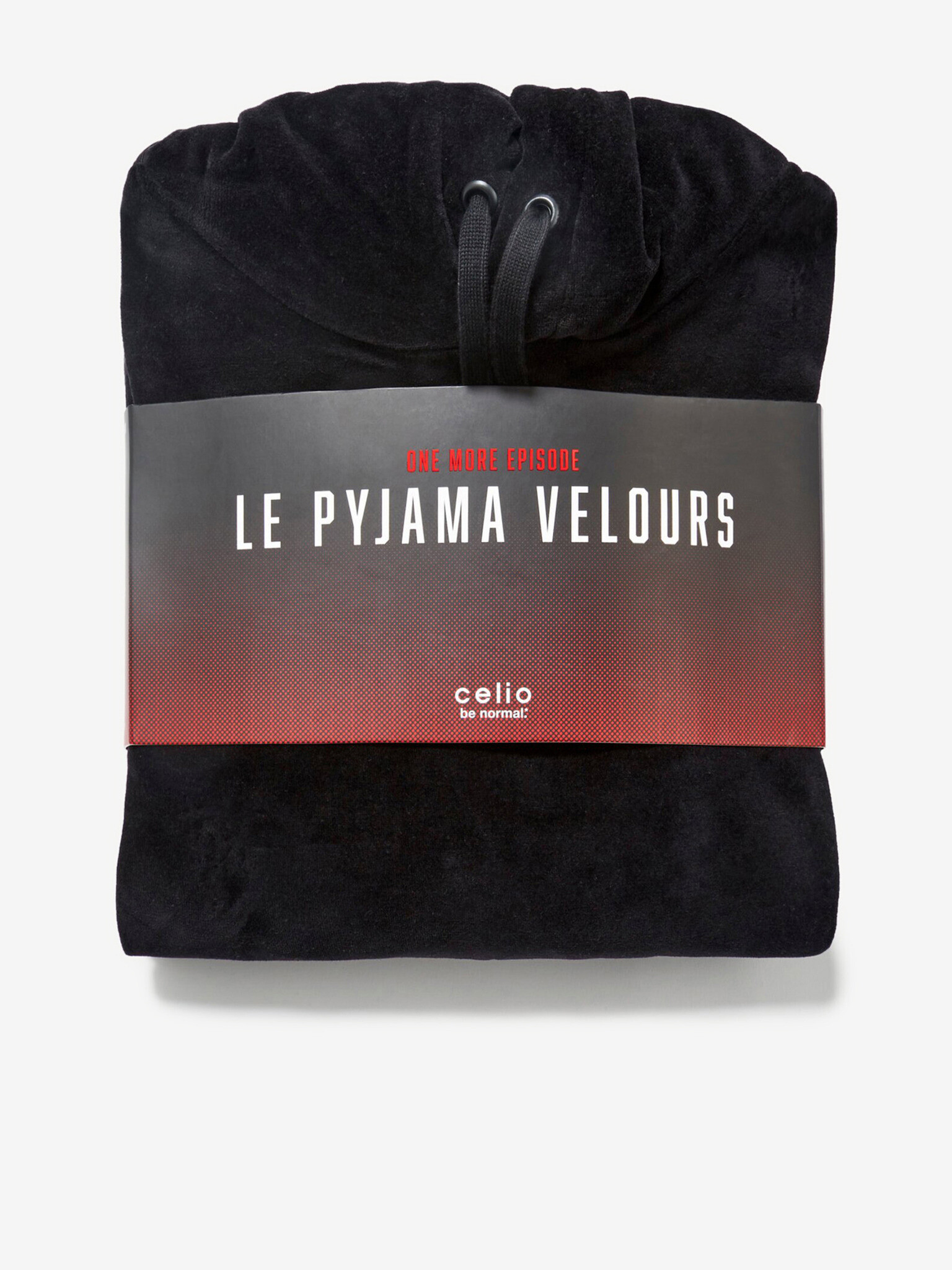 Celio Xcivelvet Pijama Negru - Pled.ro