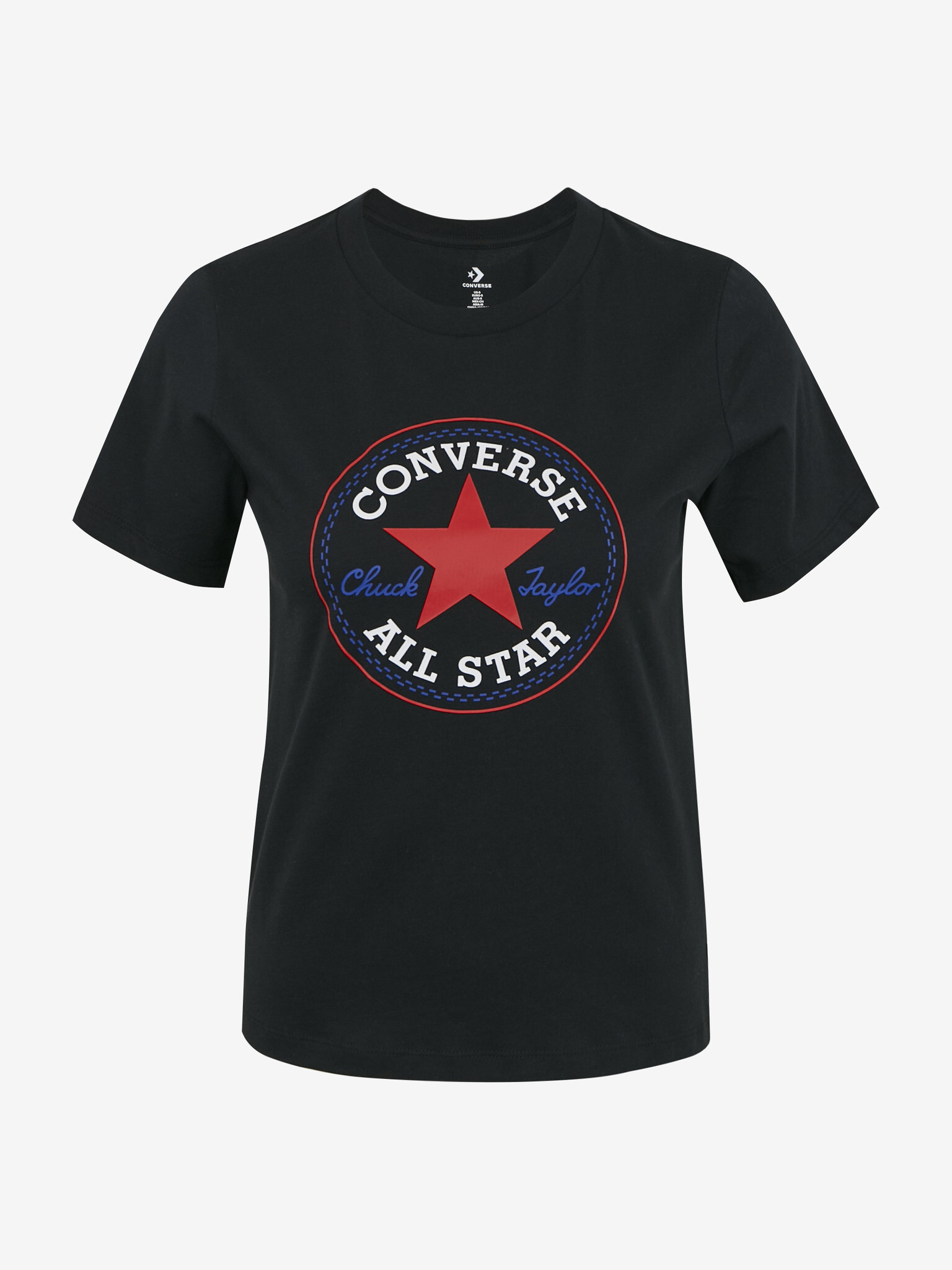 Converse Chuck Taylor All Star Patch Tricou Negru - Pled.ro