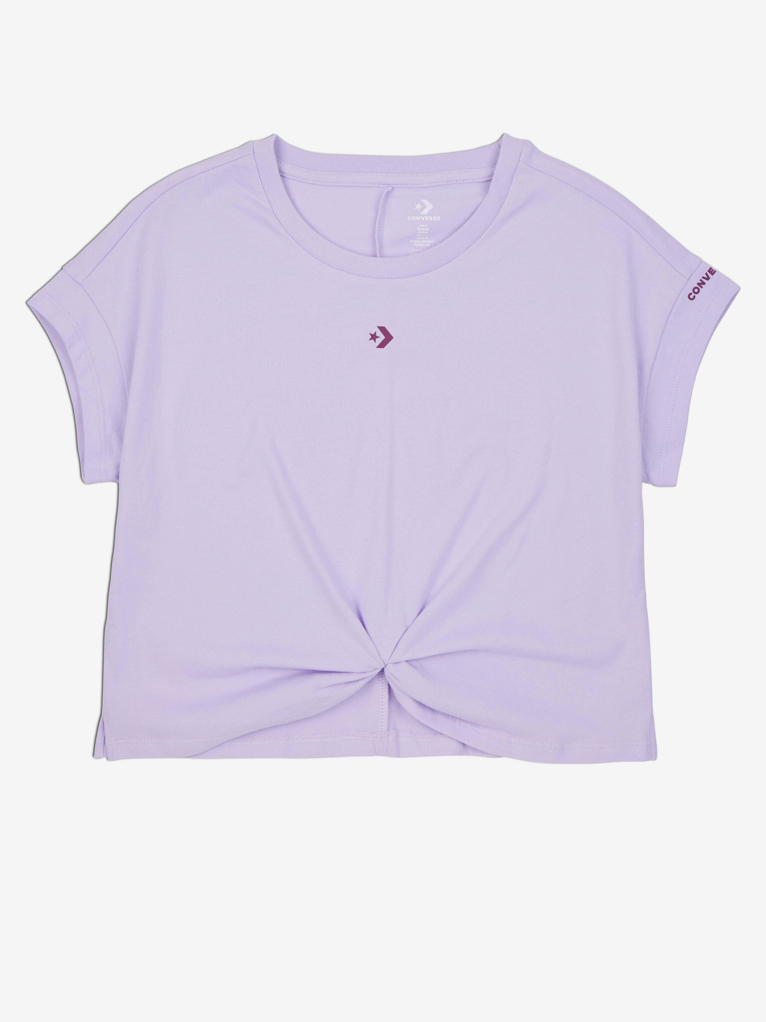 Converse Crop top Violet - Pled.ro