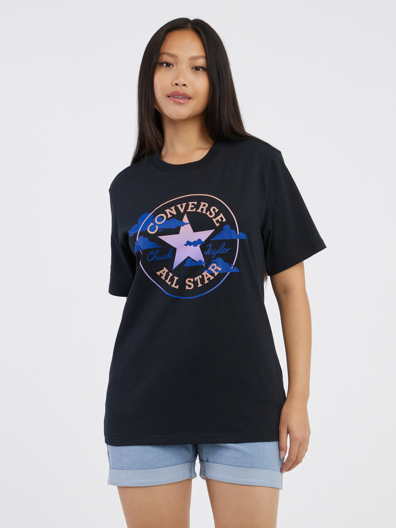 Converse Tricou Negru - Pled.ro