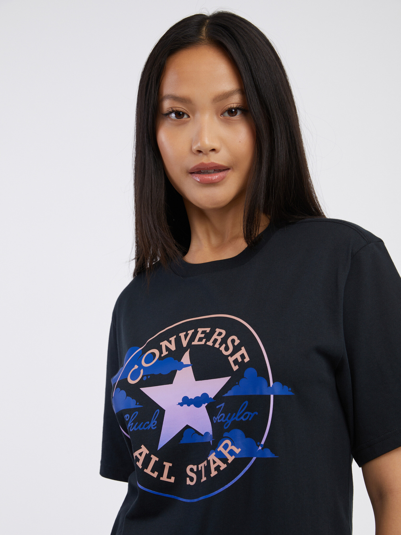 Converse Tricou Negru - Pled.ro