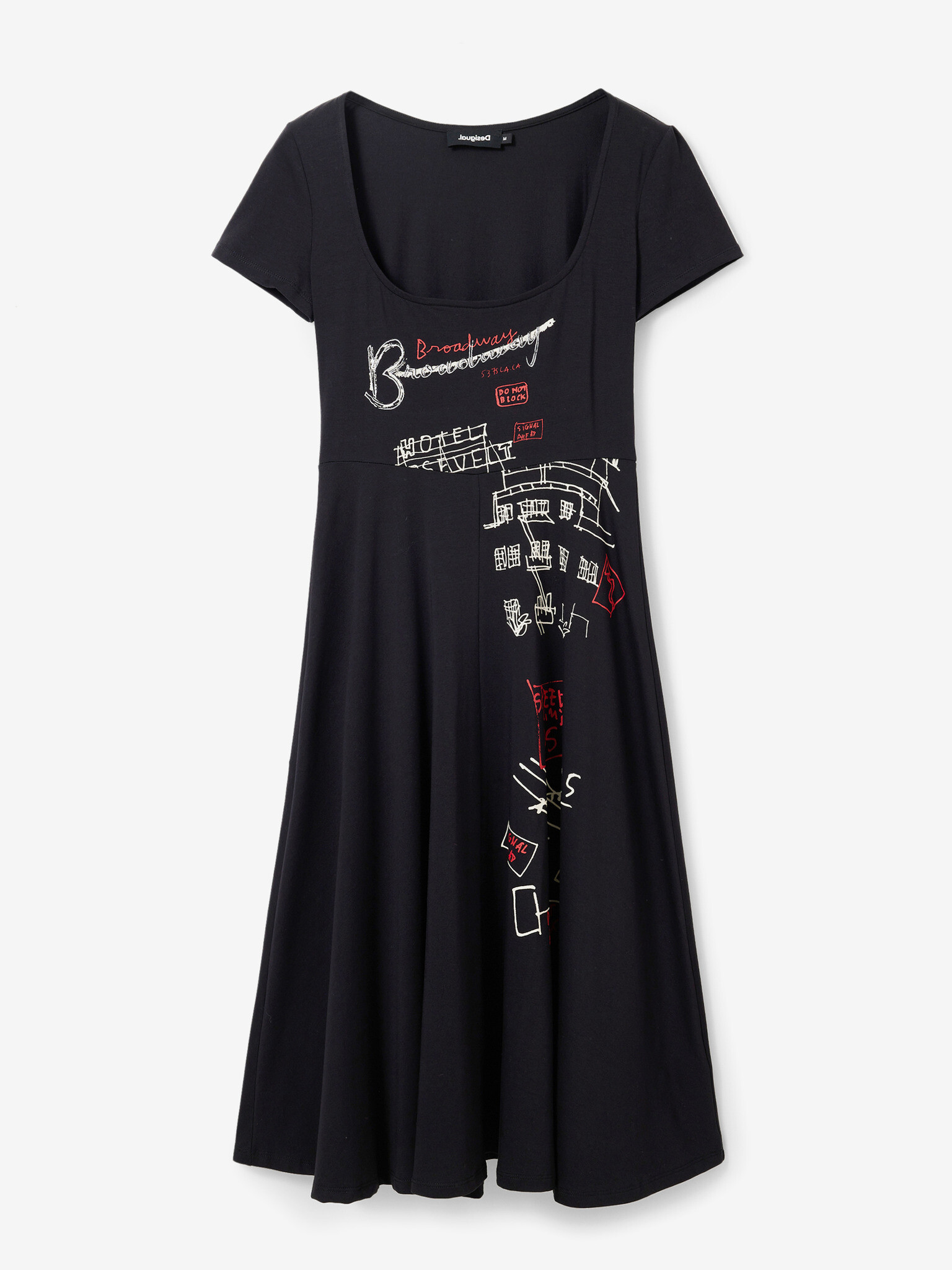 Desigual Broadway Road Rochie Negru - Pled.ro