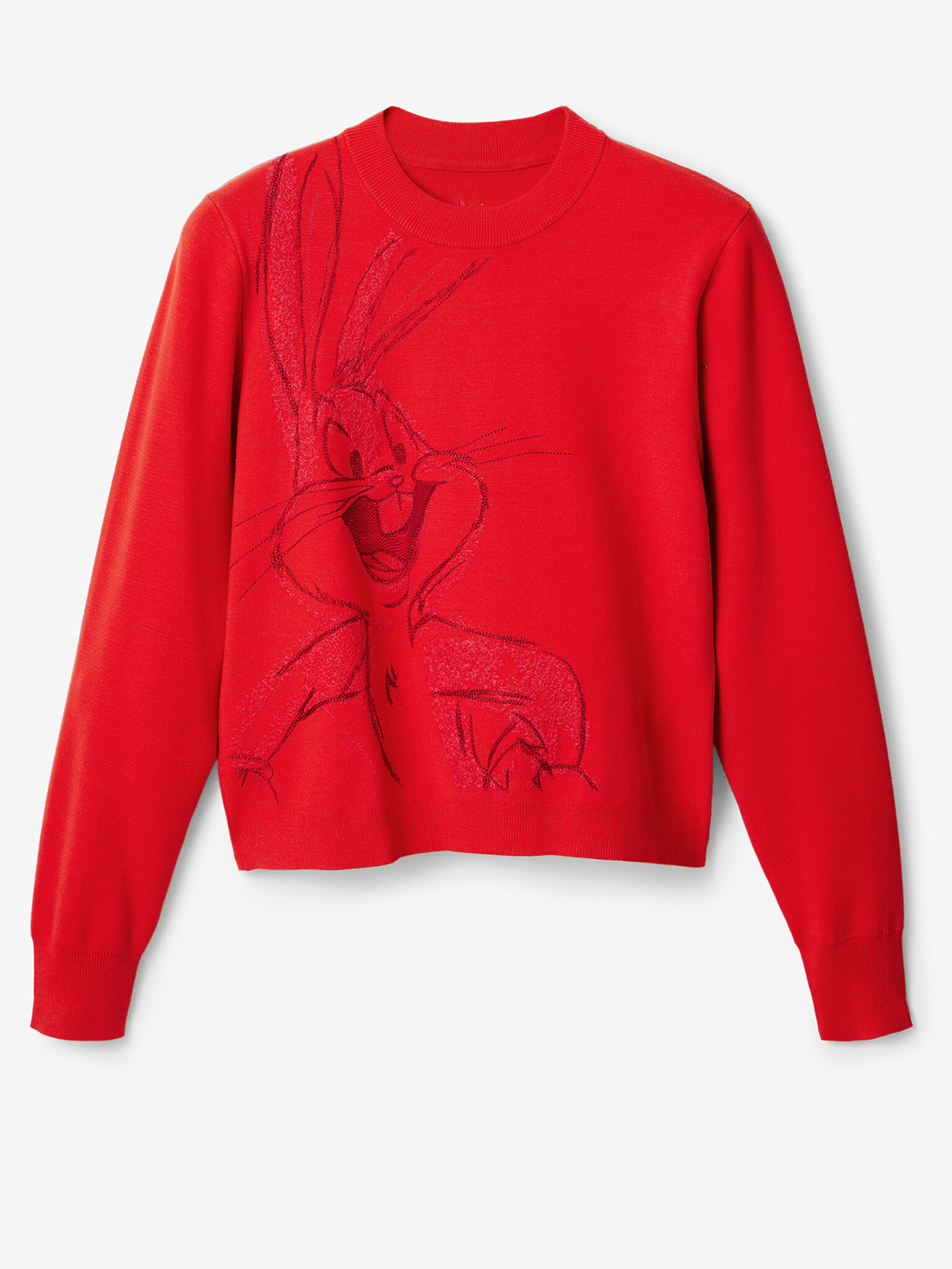 Desigual Bugs Bunny Hanorac Roșu - Pled.ro