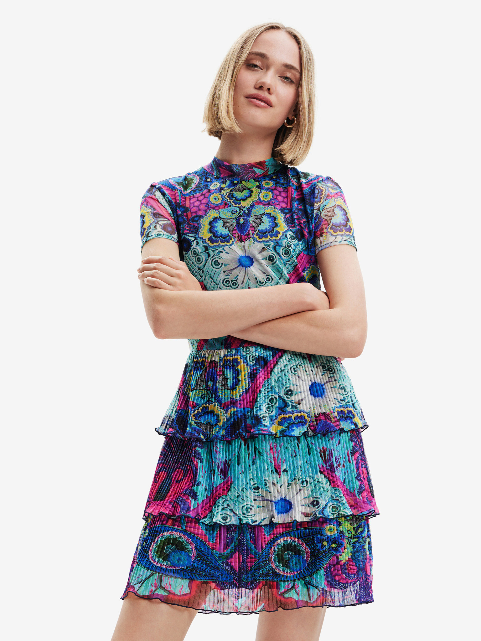 Desigual Exeter-Lacroix Rochie Albastru - Pled.ro