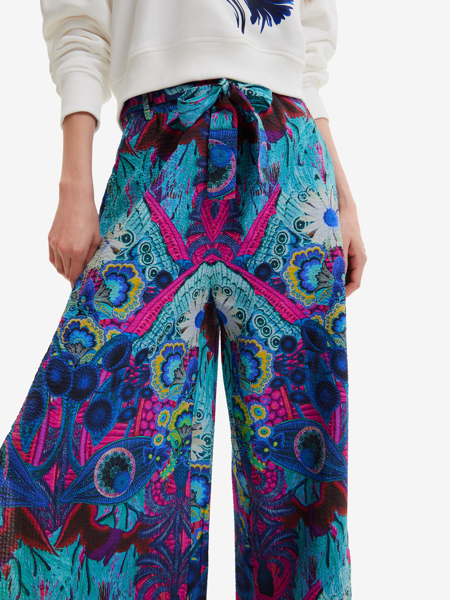 Desigual Lile-Lacroix Pantaloni Albastru - Pled.ro