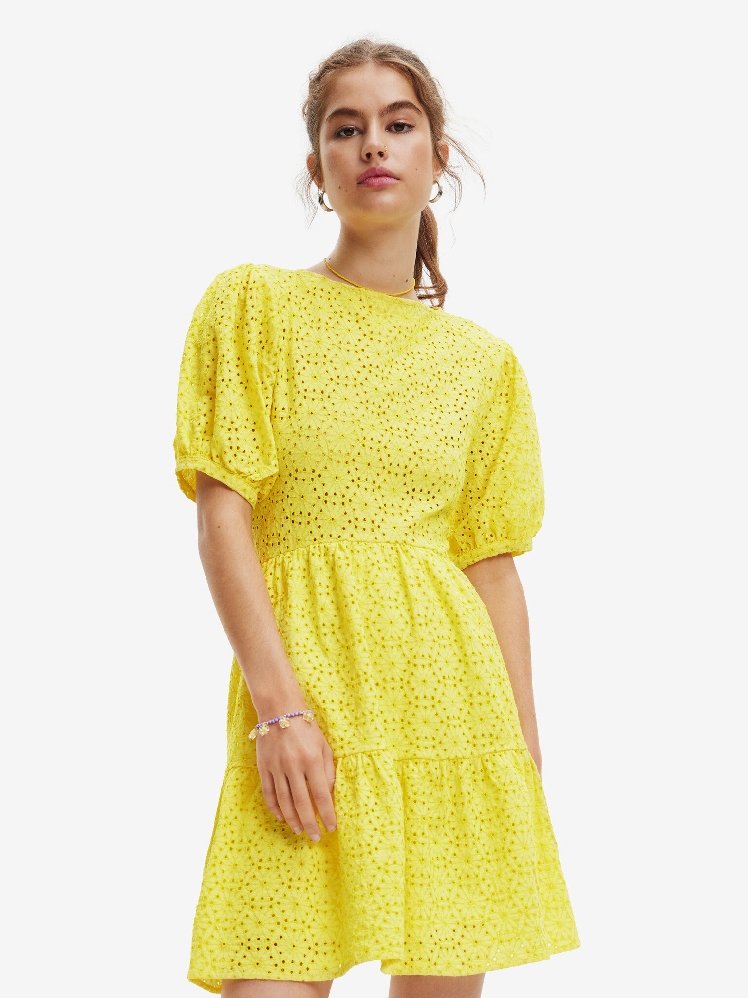 Desigual Limon Rochie Galben - Pled.ro