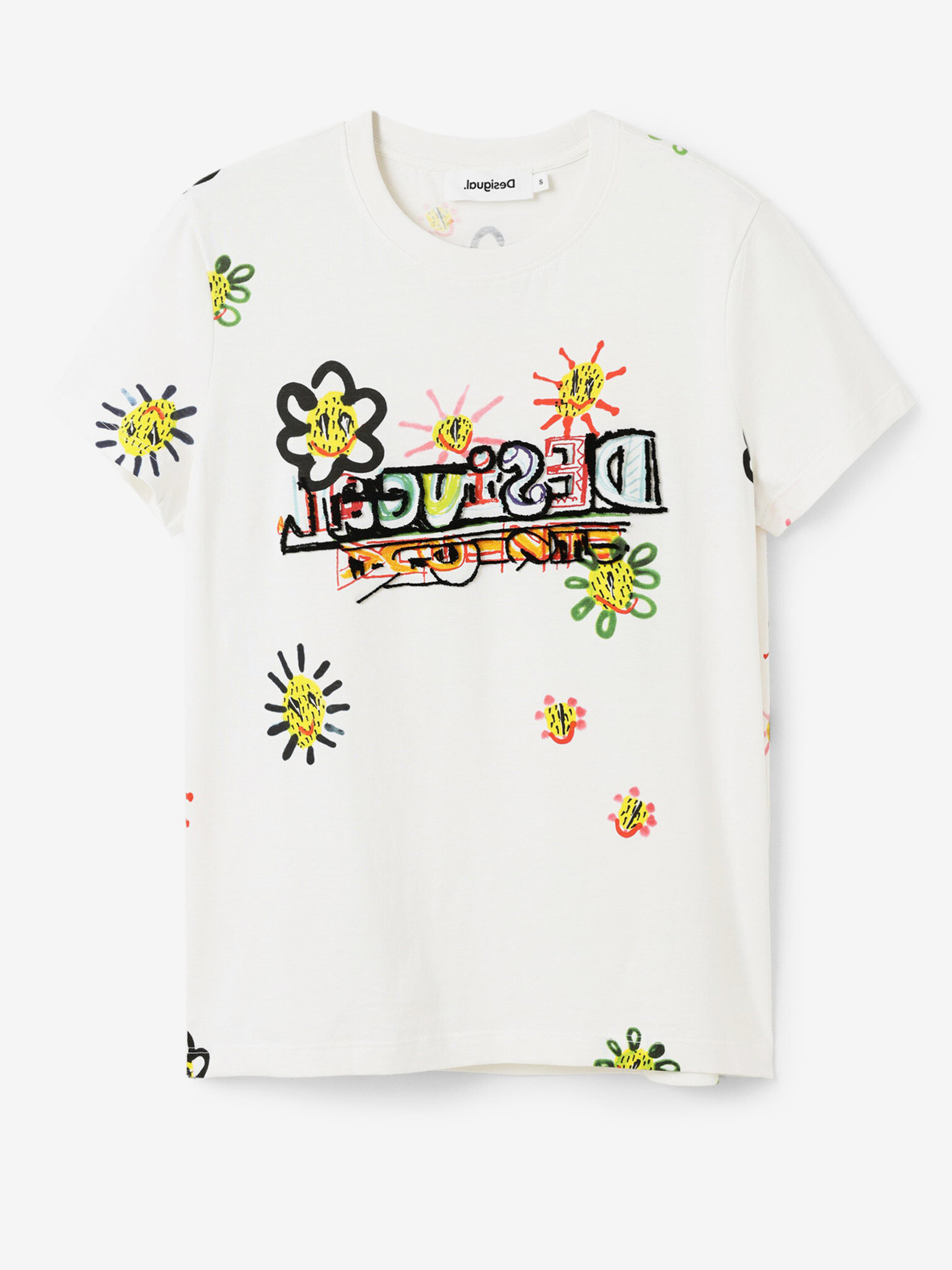 Desigual Margapepo Tricou Alb - Pled.ro