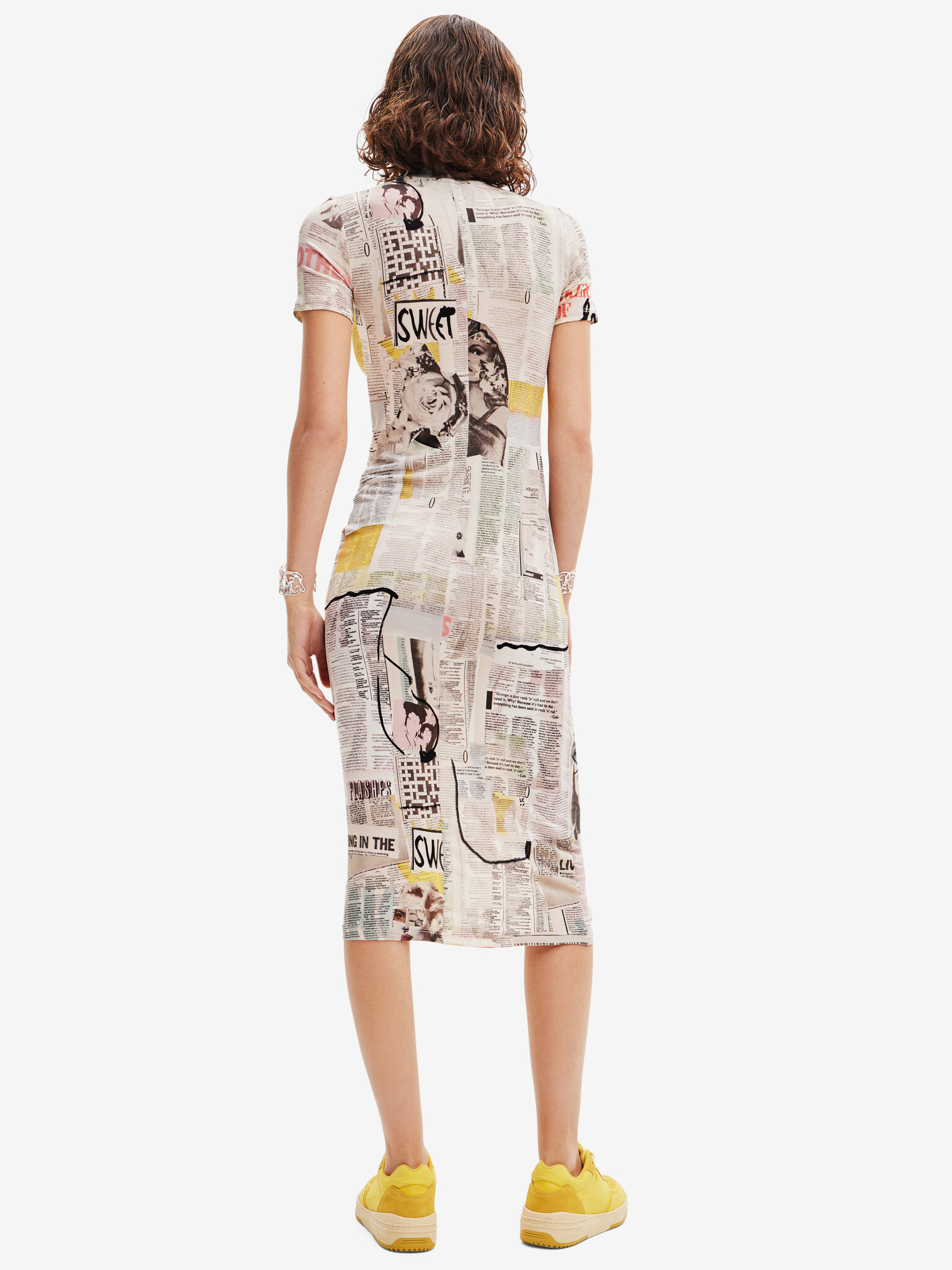 Desigual News Rochie Bej - Pled.ro