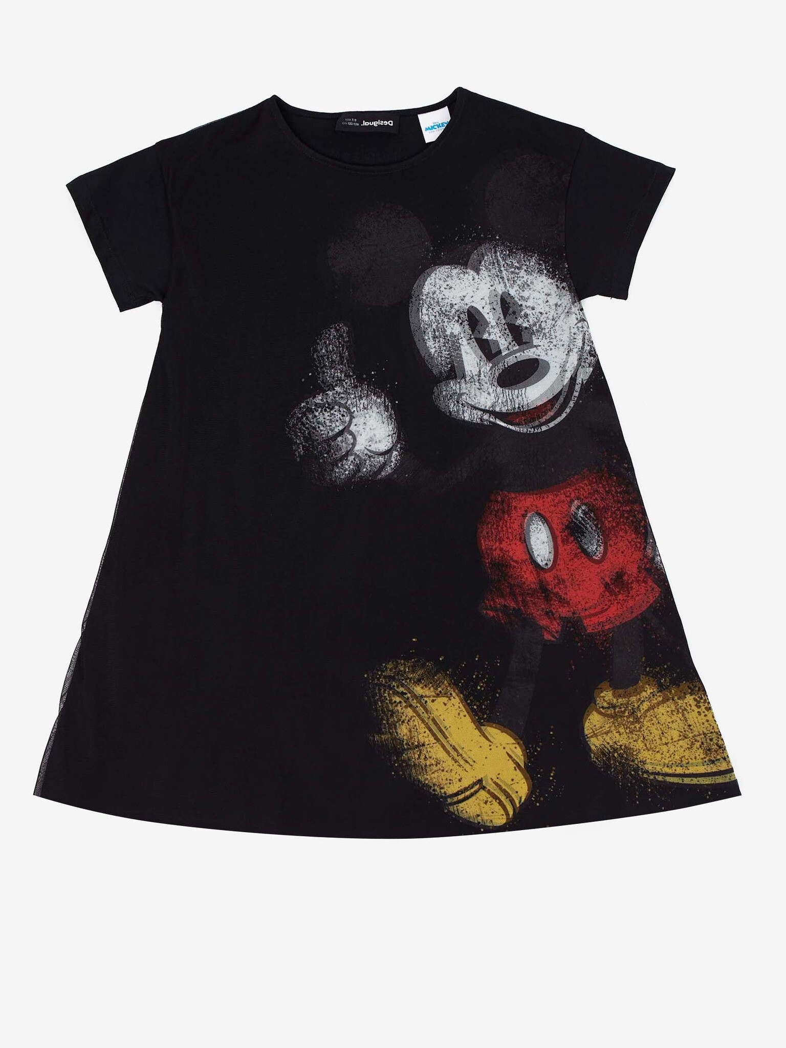 Desigual Ok Mickey Rochie pentru copii Negru - Pled.ro