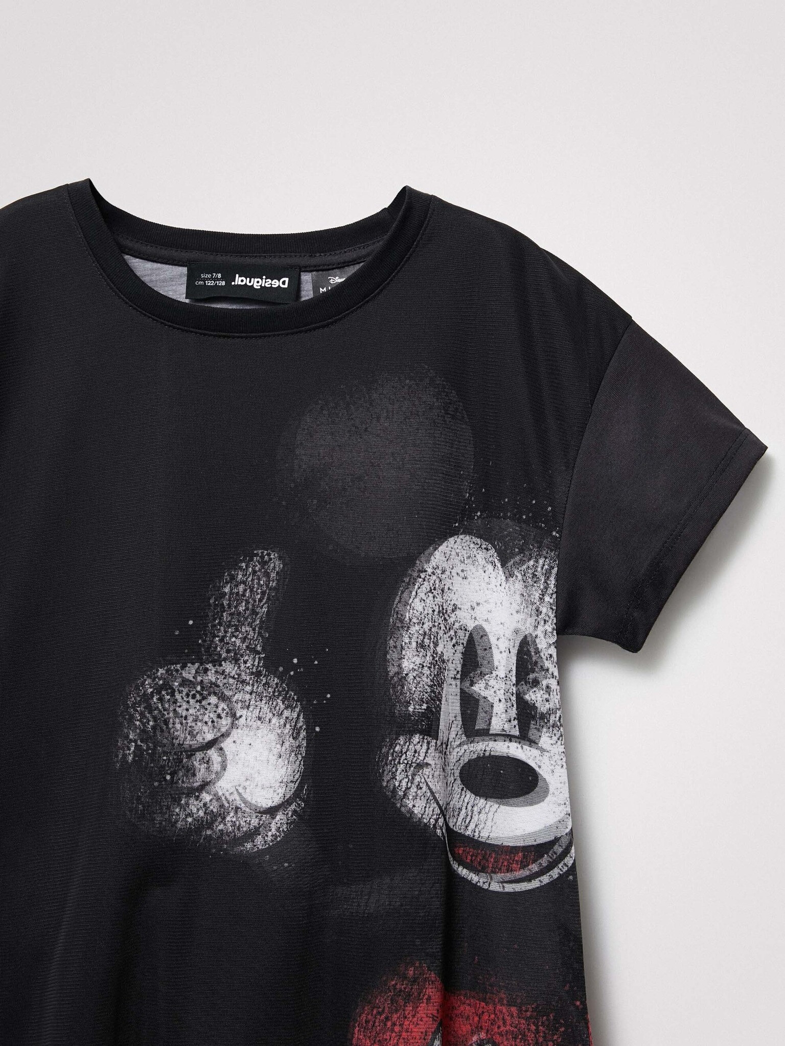 Desigual Ok Mickey Rochie pentru copii Negru - Pled.ro