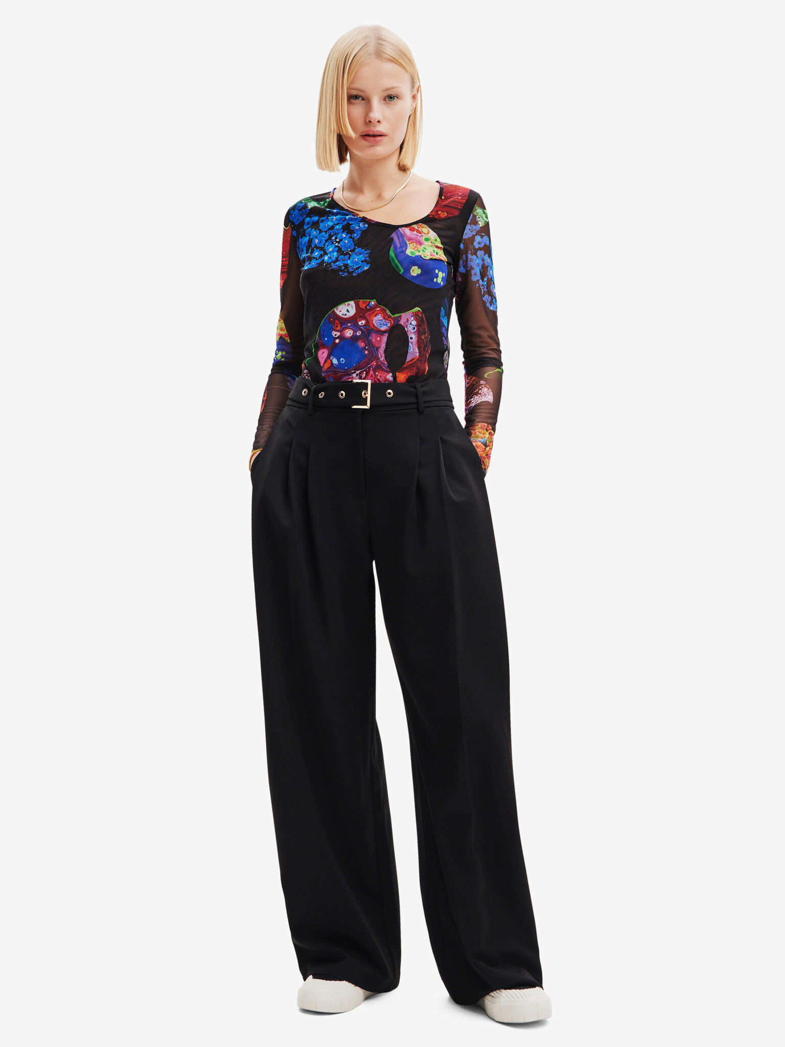 Desigual Otto Pantaloni Negru - Pled.ro