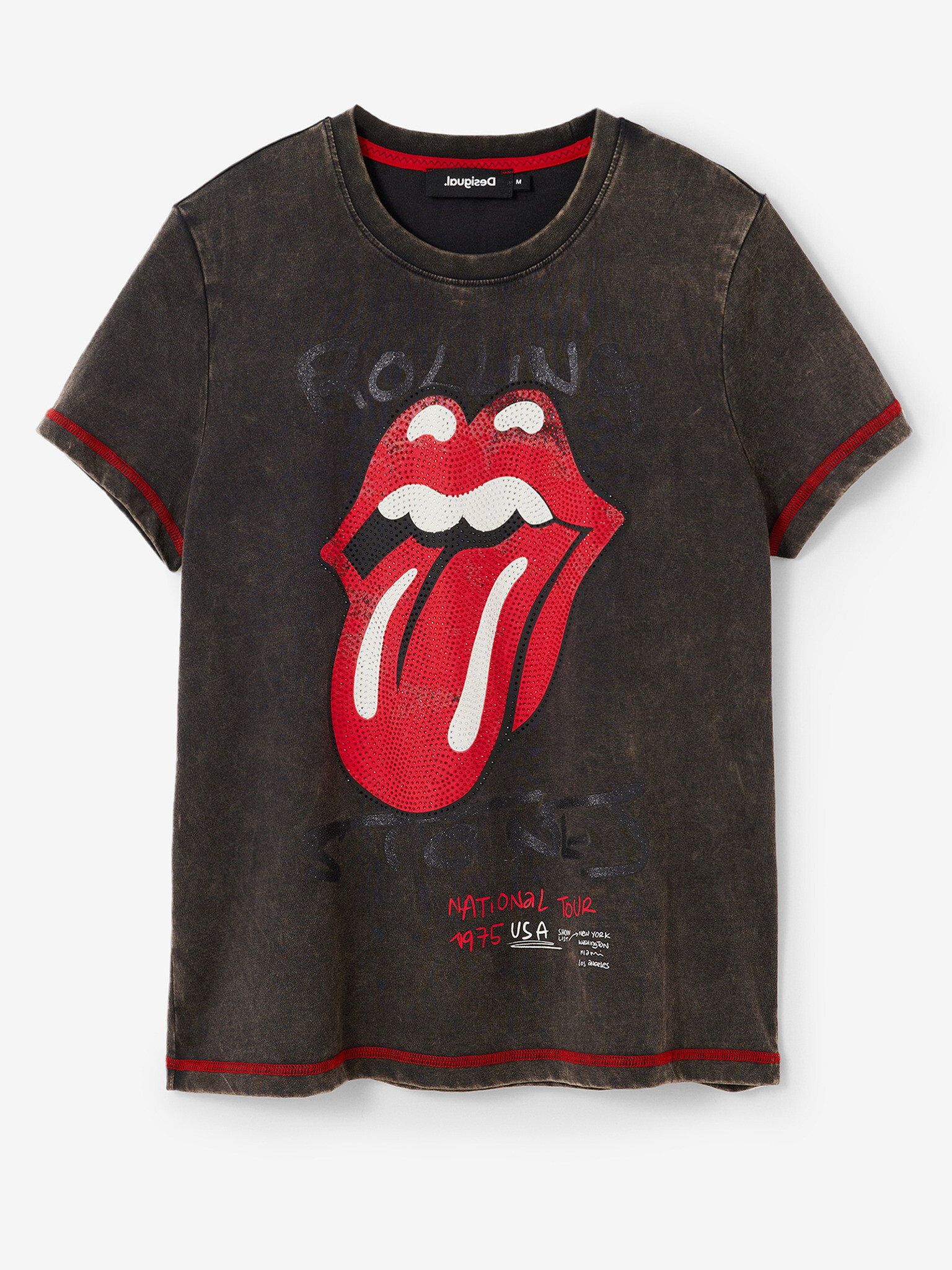 Desigual Rolling Tricou Gri - Pled.ro