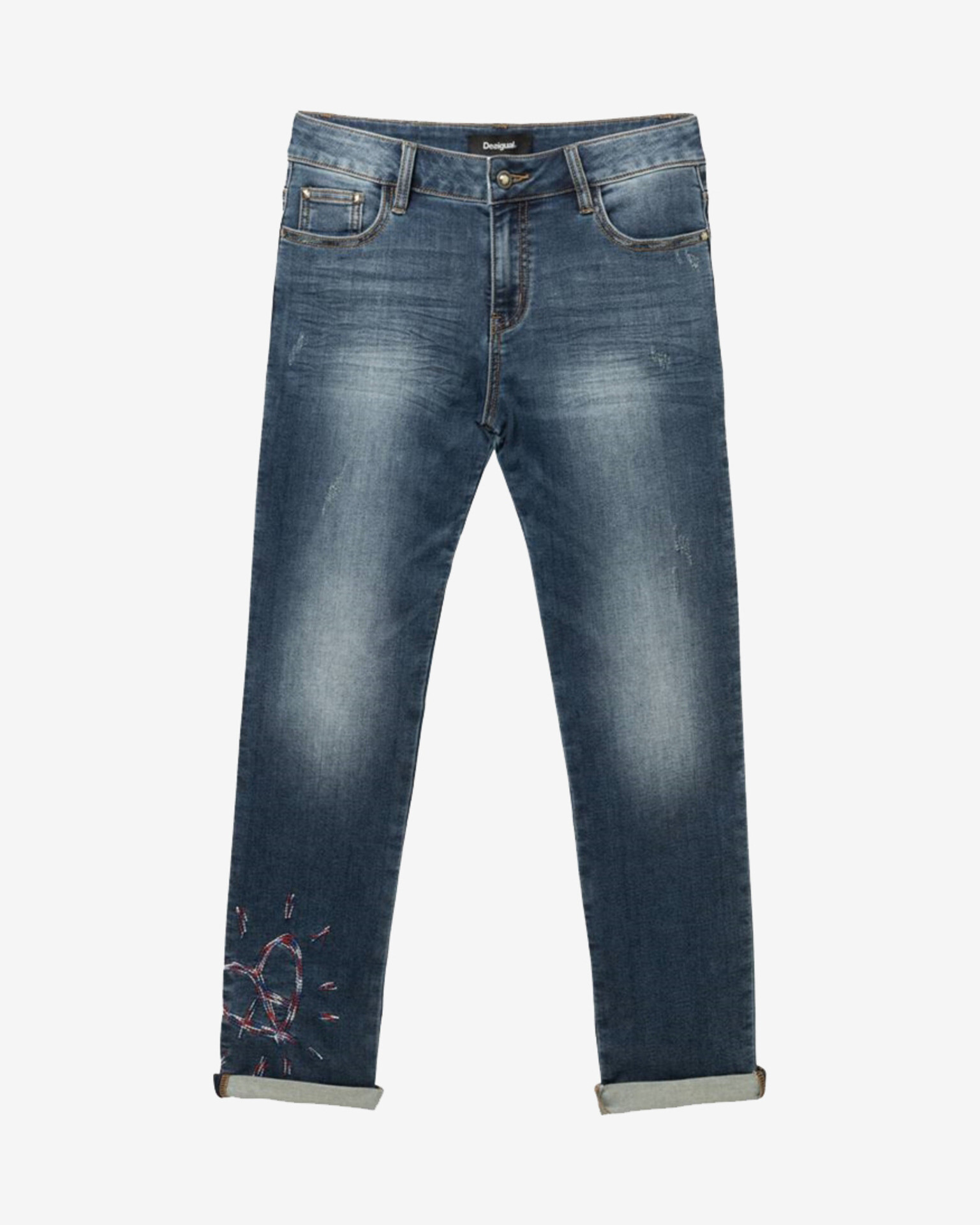 Desigual Sanford Jeans Albastru - Pled.ro