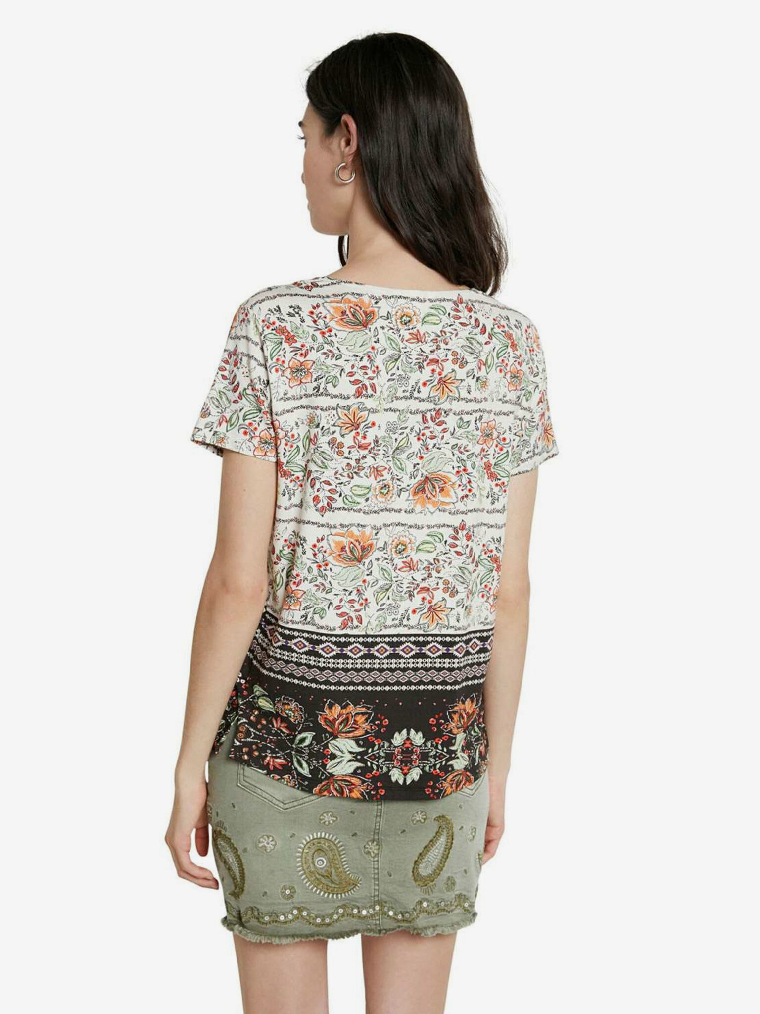 Desigual TS Cracovia Tricou Alb - Pled.ro