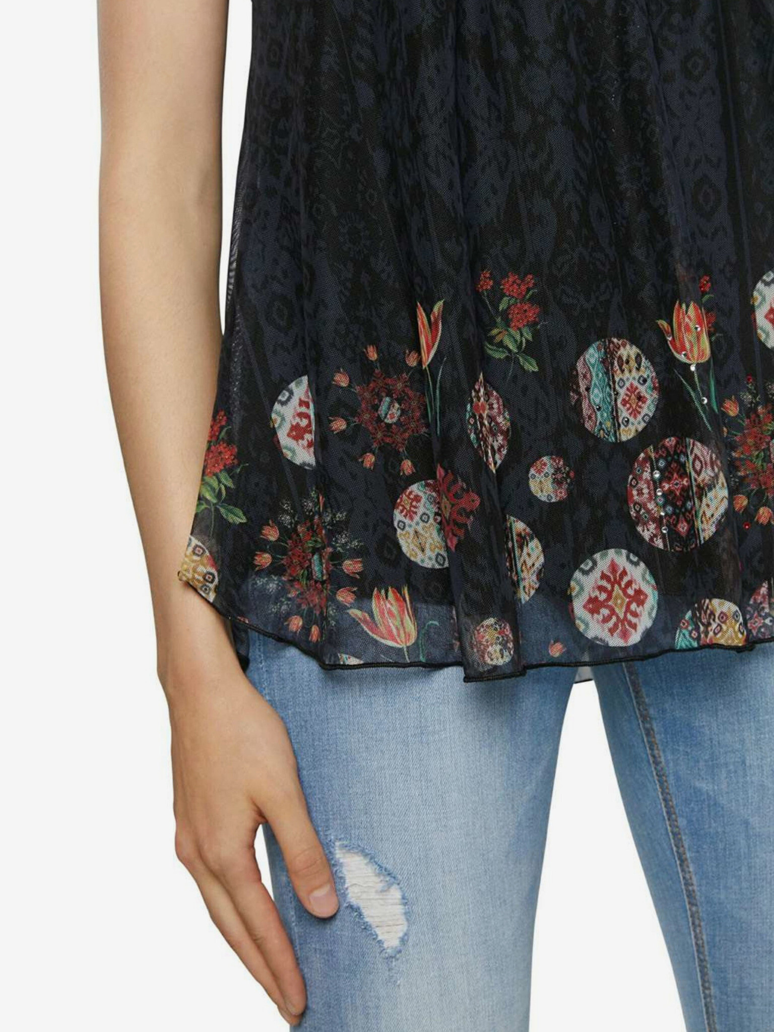 Desigual TS Norte Tricou Negru - Pled.ro