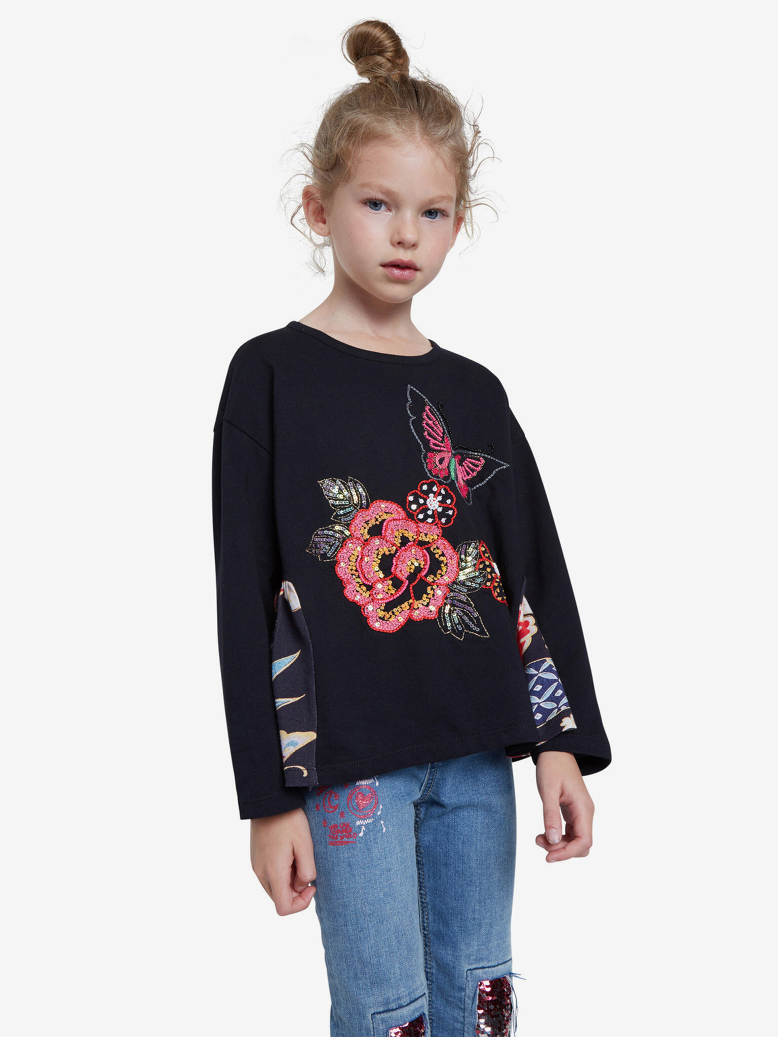 Desigual TS Norwich Tricou pentru copii Negru - Pled.ro