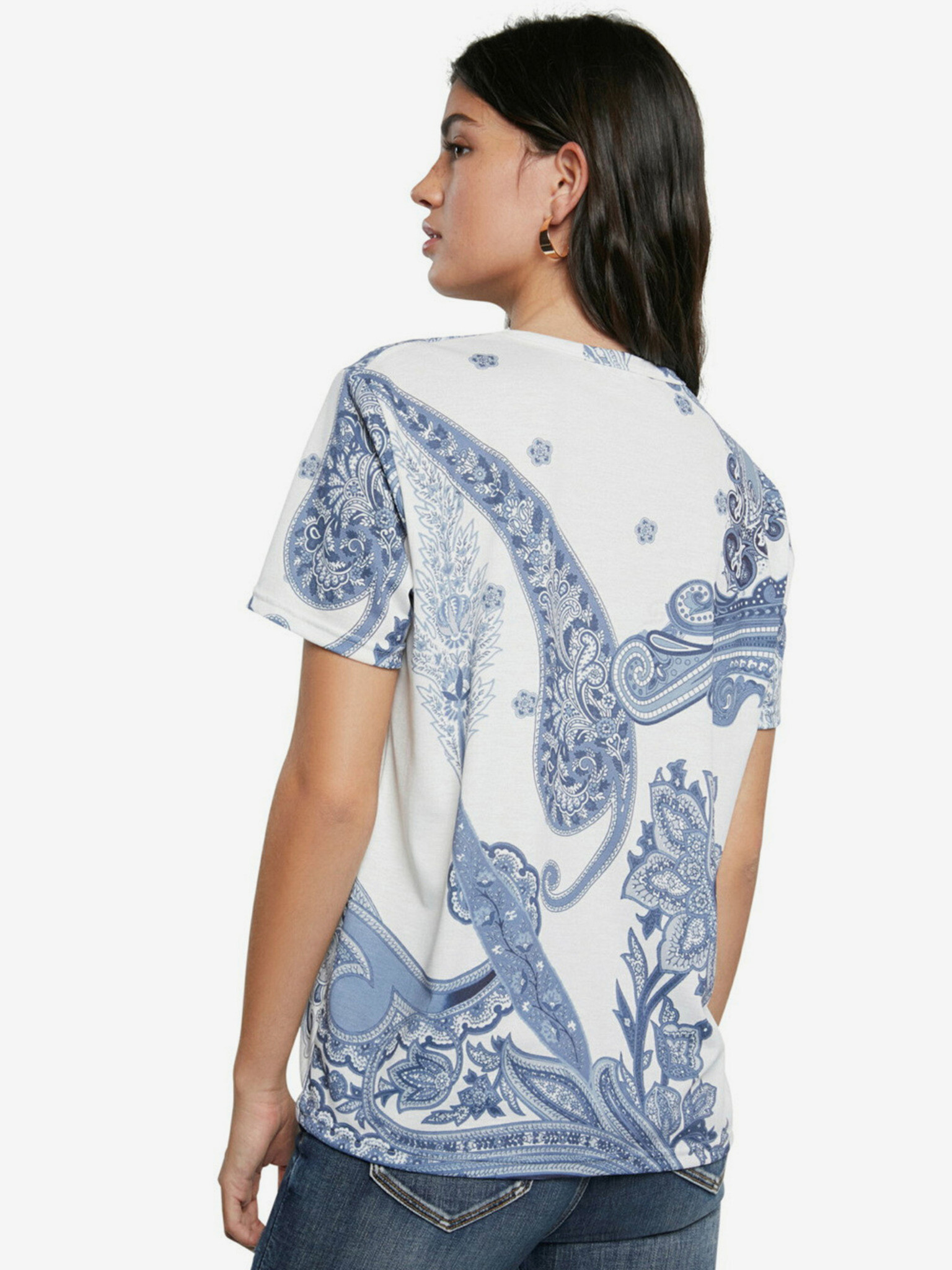 Desigual TS Popasley Tricou Alb - Pled.ro