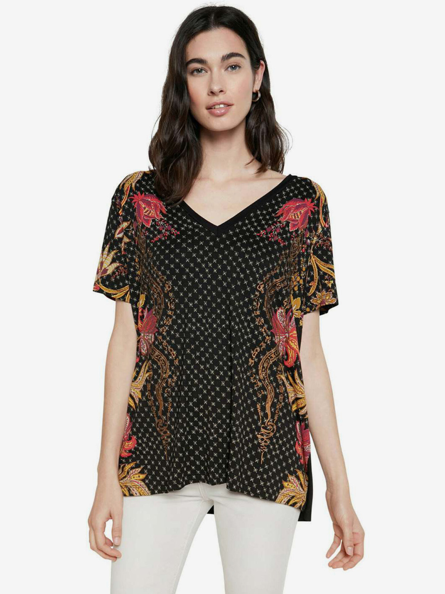 Desigual TS Praga Tricou Negru - Pled.ro