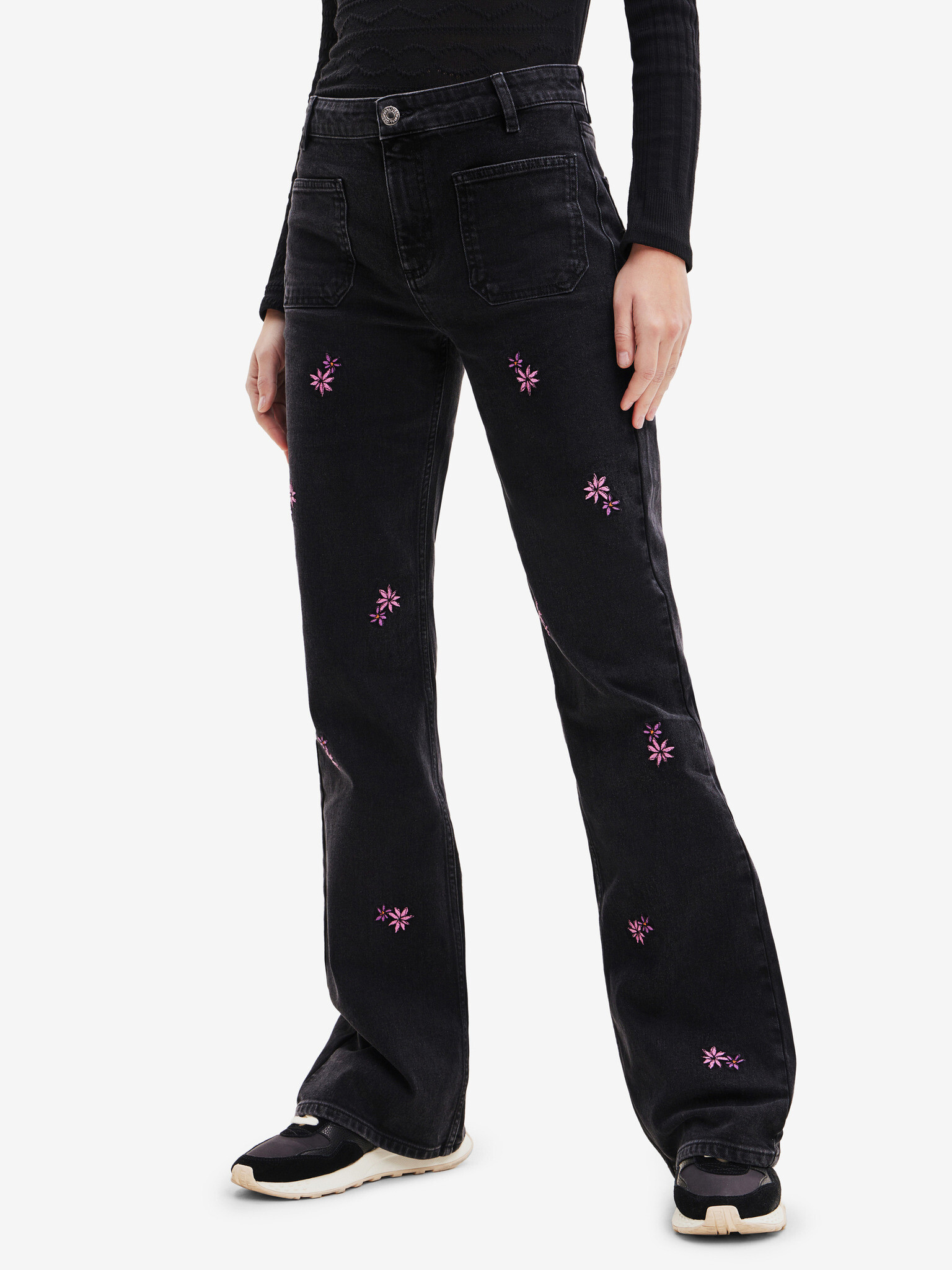 Desigual Vidin Jeans Negru - Pled.ro