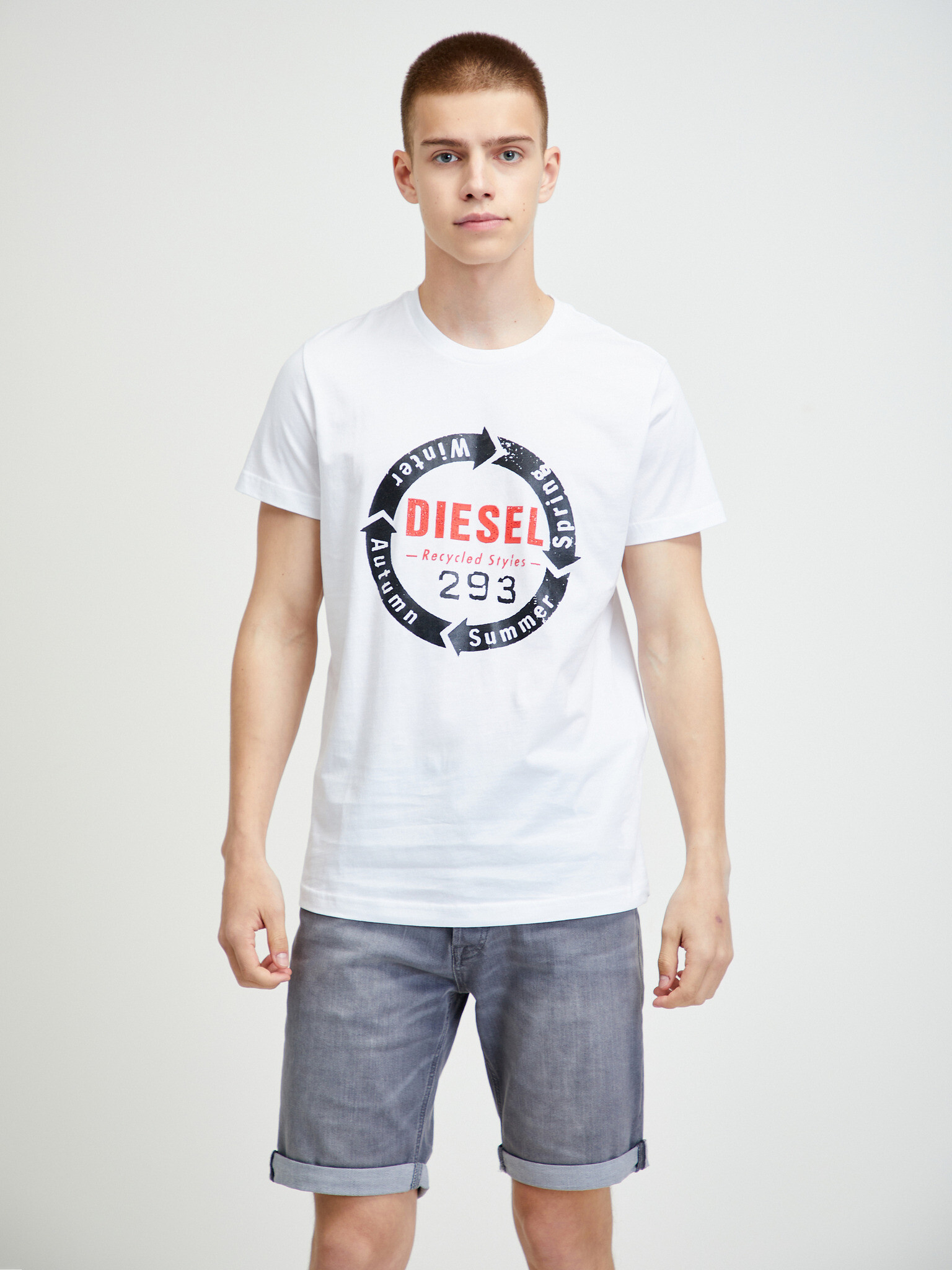 Diesel Diego Tricou Alb - Pled.ro