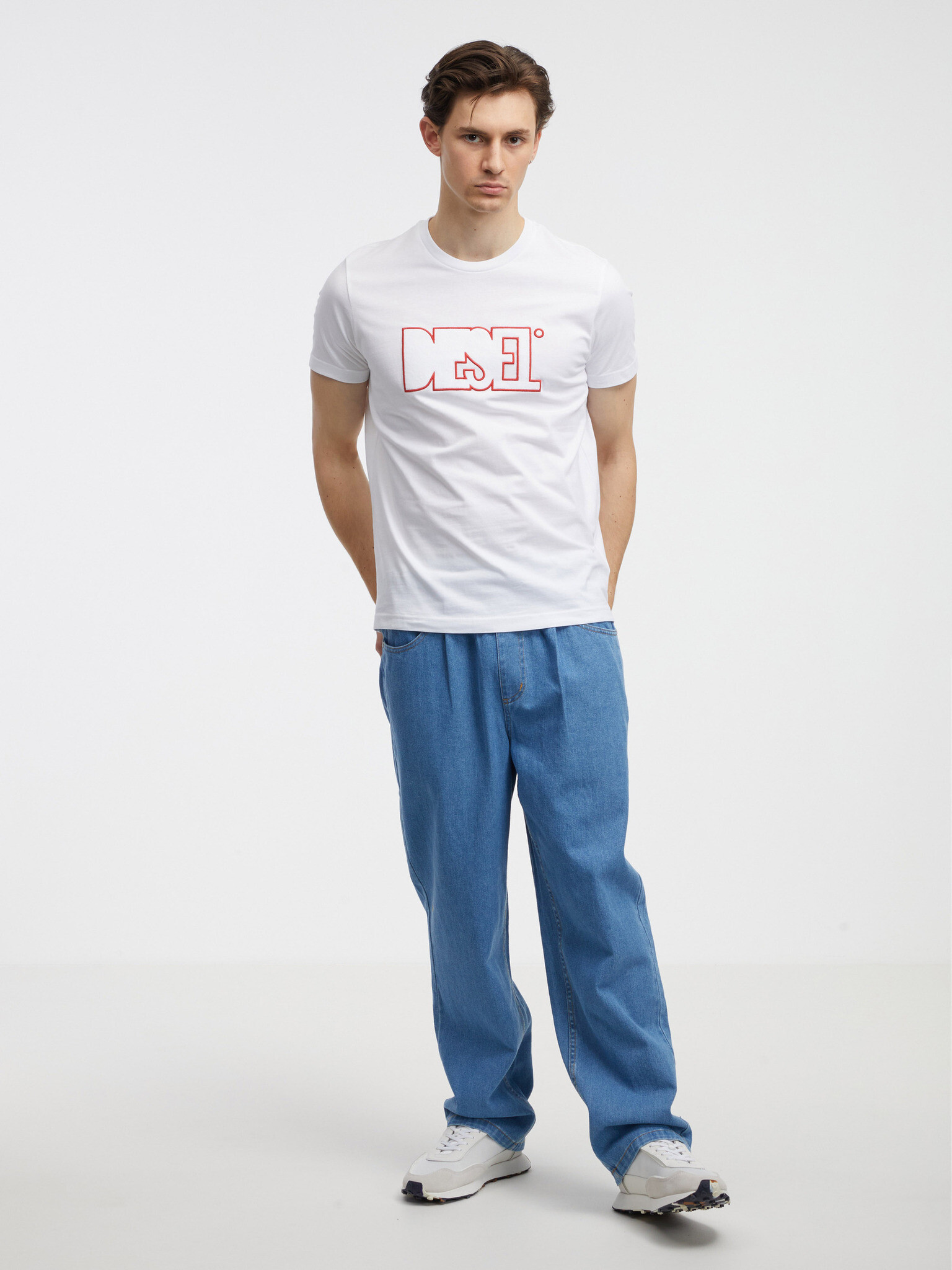 Diesel Diegos Tricou Alb - Pled.ro