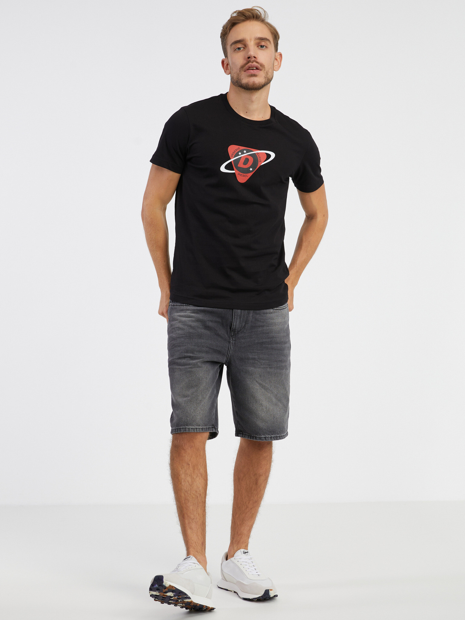 Diesel Diegos Tricou Negru - Pled.ro