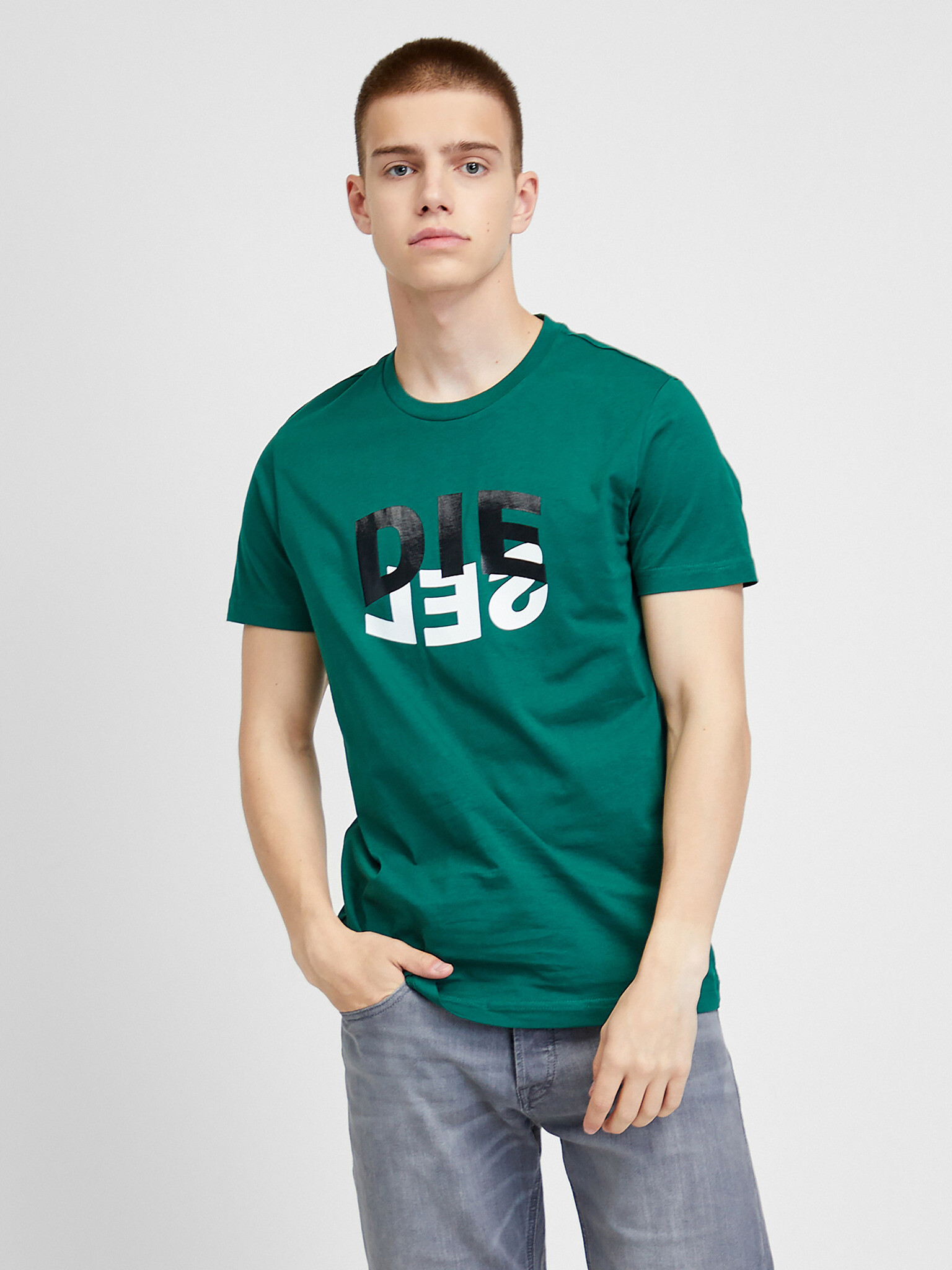 Diesel Diegos Tricou Verde - Pled.ro