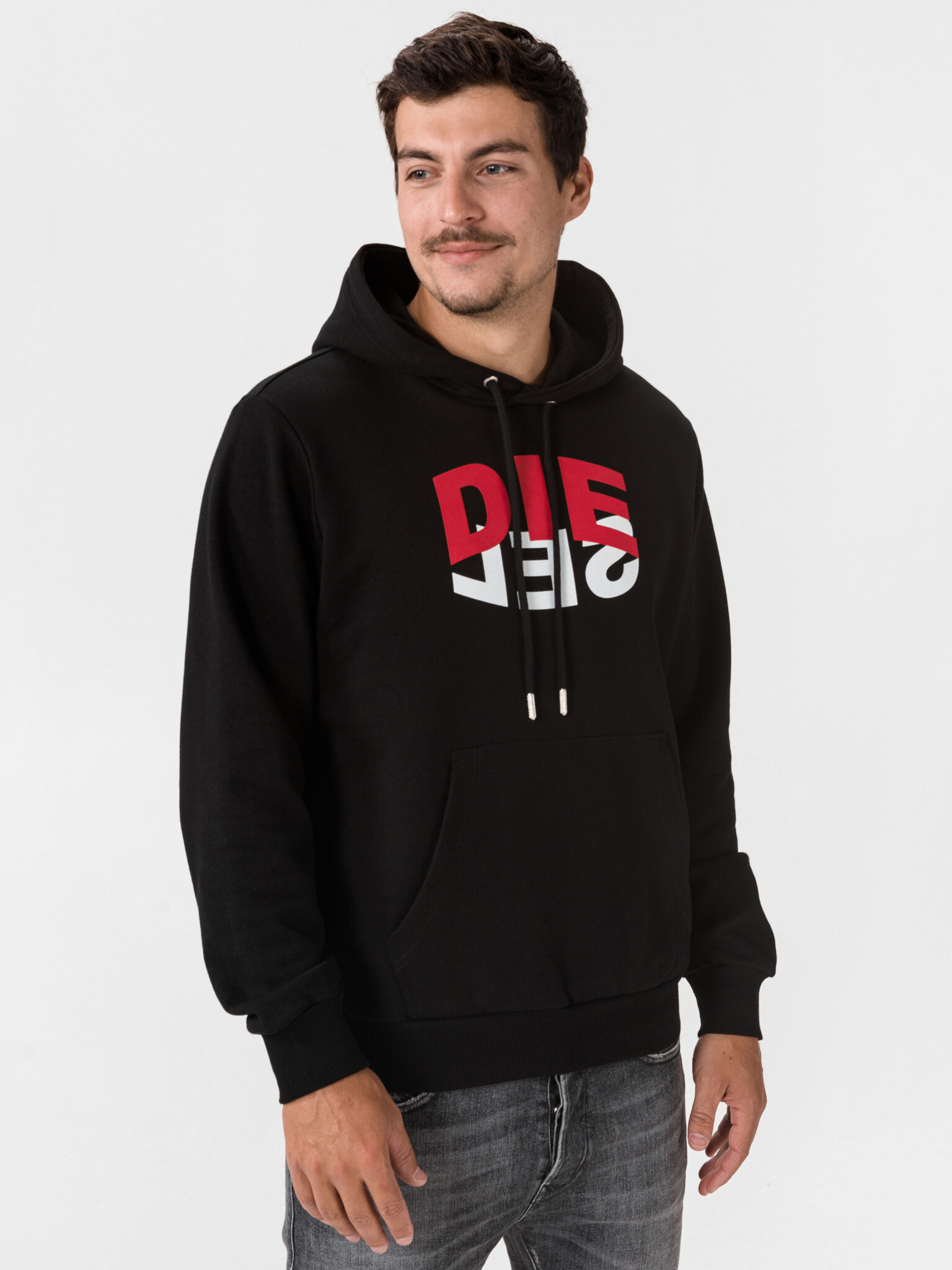 Diesel Girk Hanorac Negru - Pled.ro