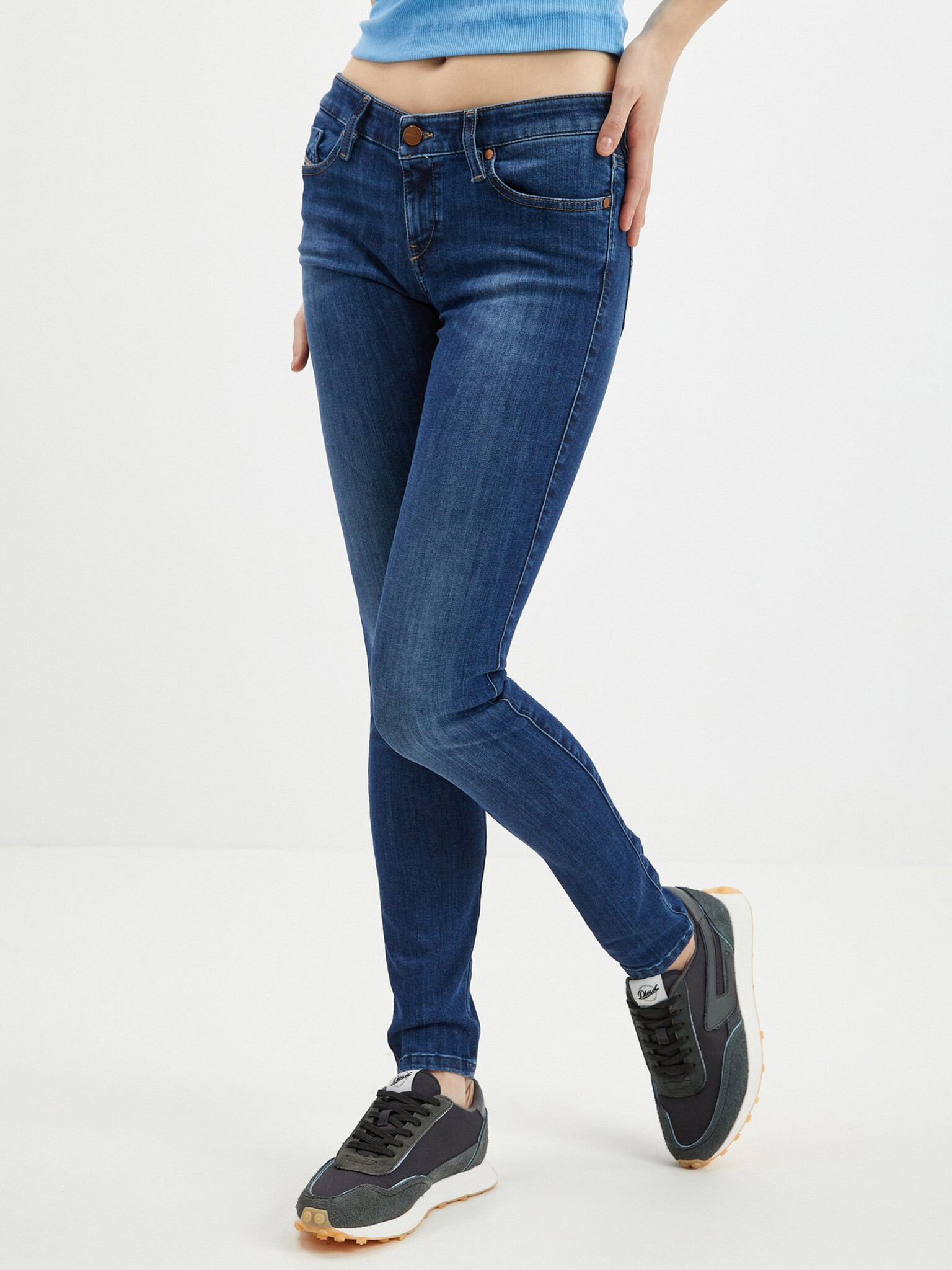 Diesel Skinzee-Low-S L.32 Jeans Albastru - Pled.ro