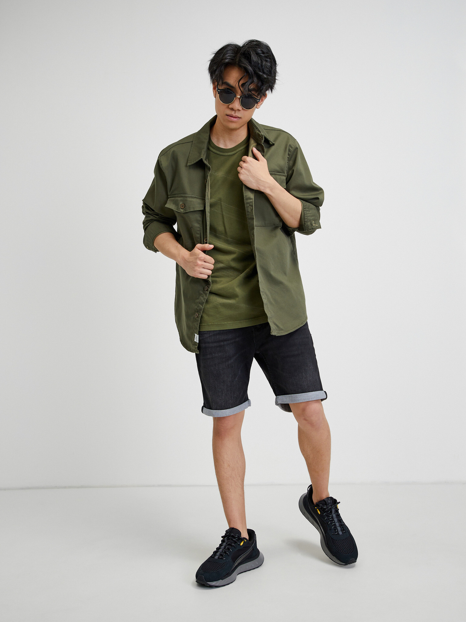 Diesel Jubind-Slits Tricou Verde - Pled.ro