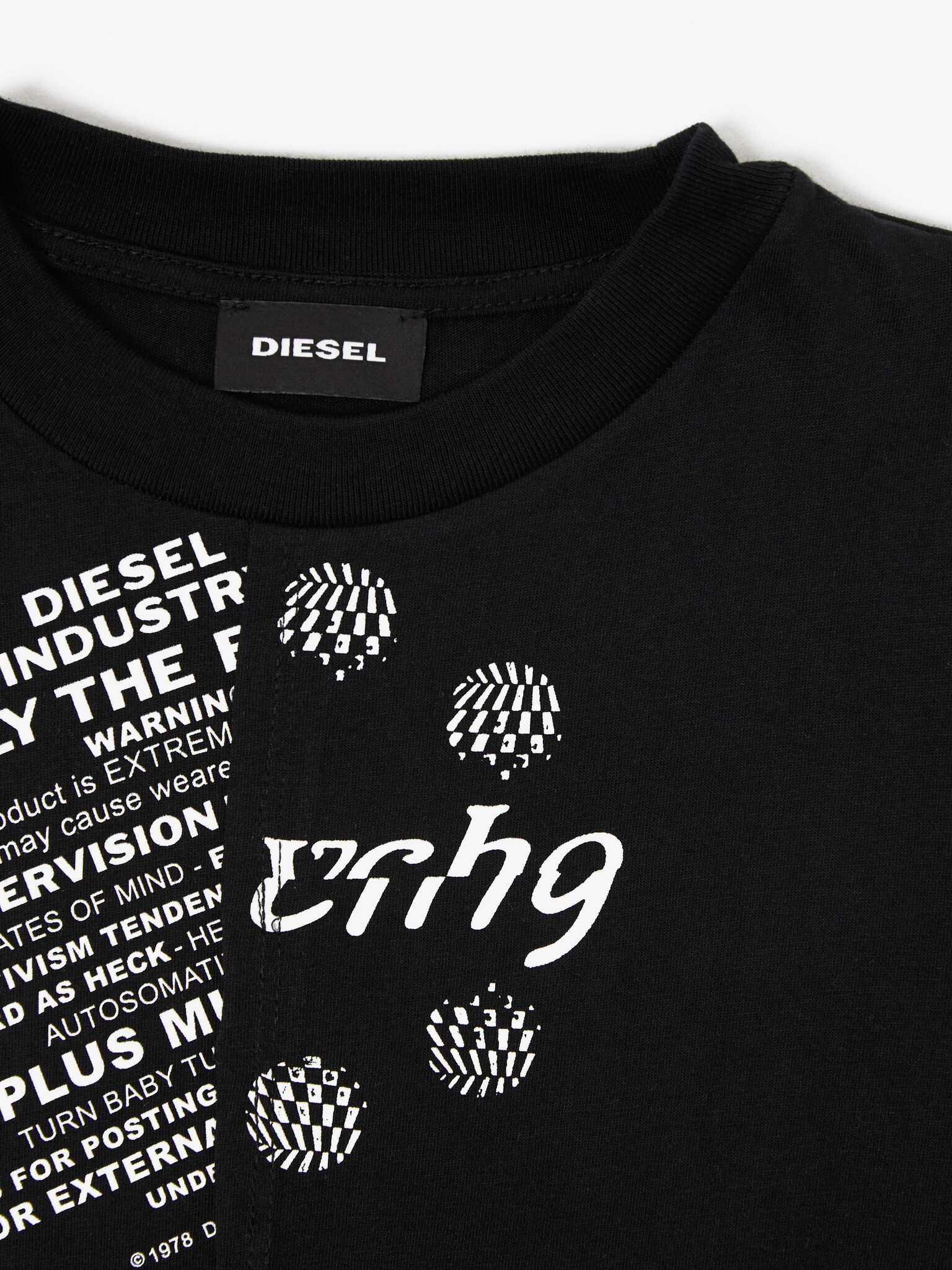 Diesel Rochie pentru copii Negru - Pled.ro