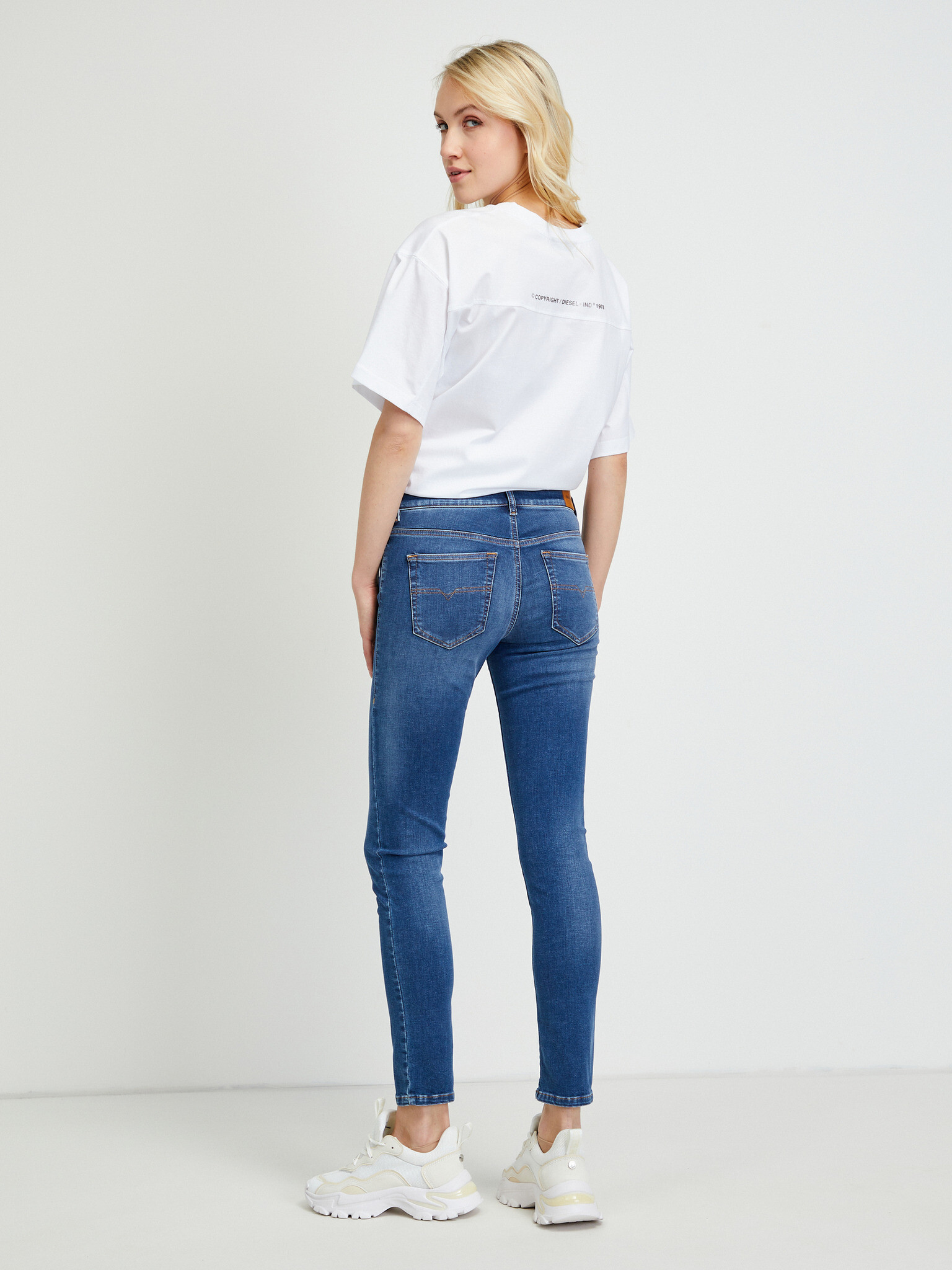 Diesel Roisin Jeans Albastru - Pled.ro