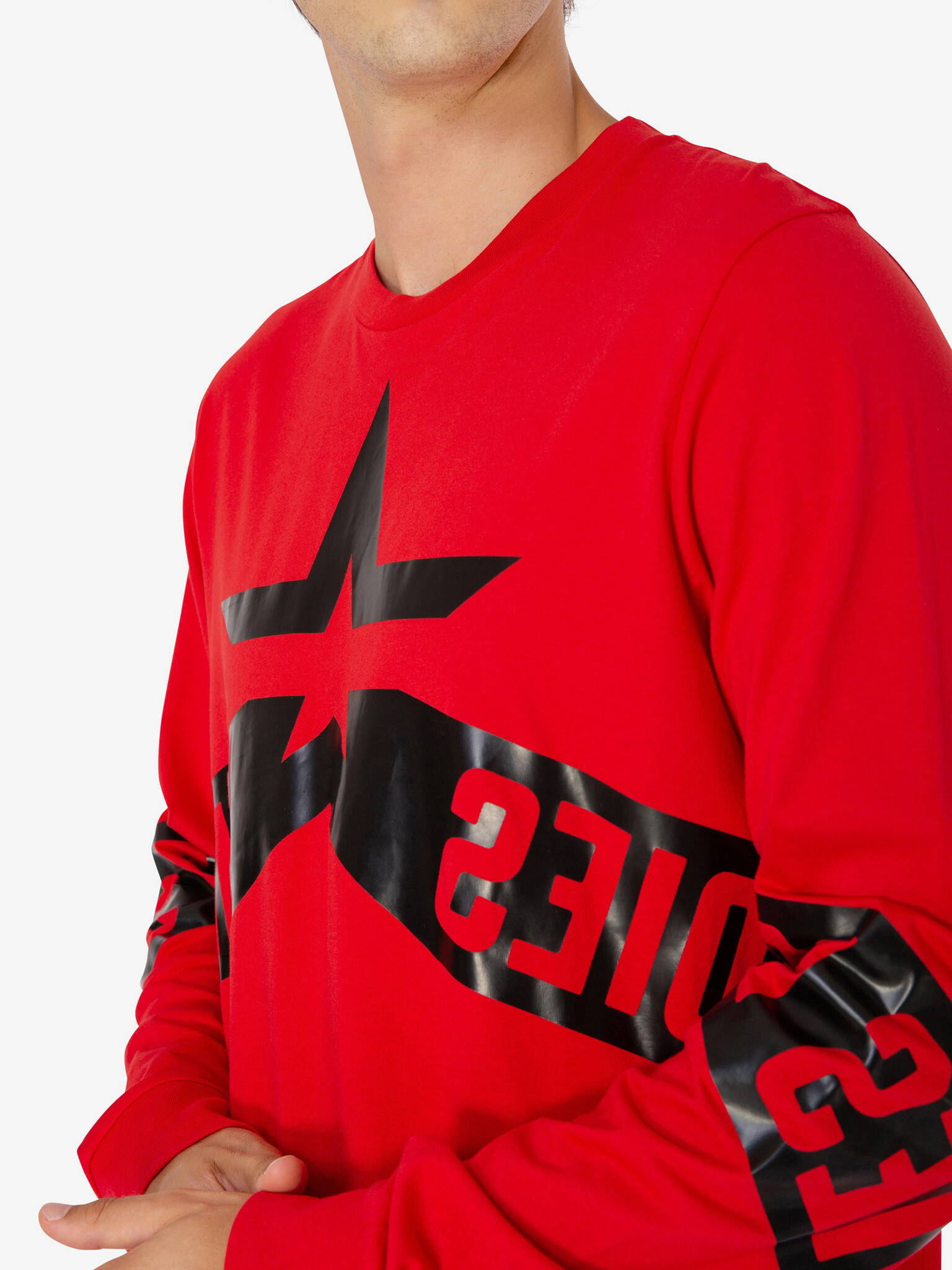 Diesel T-Just-Ls-Star Tricou Roșu - Pled.ro