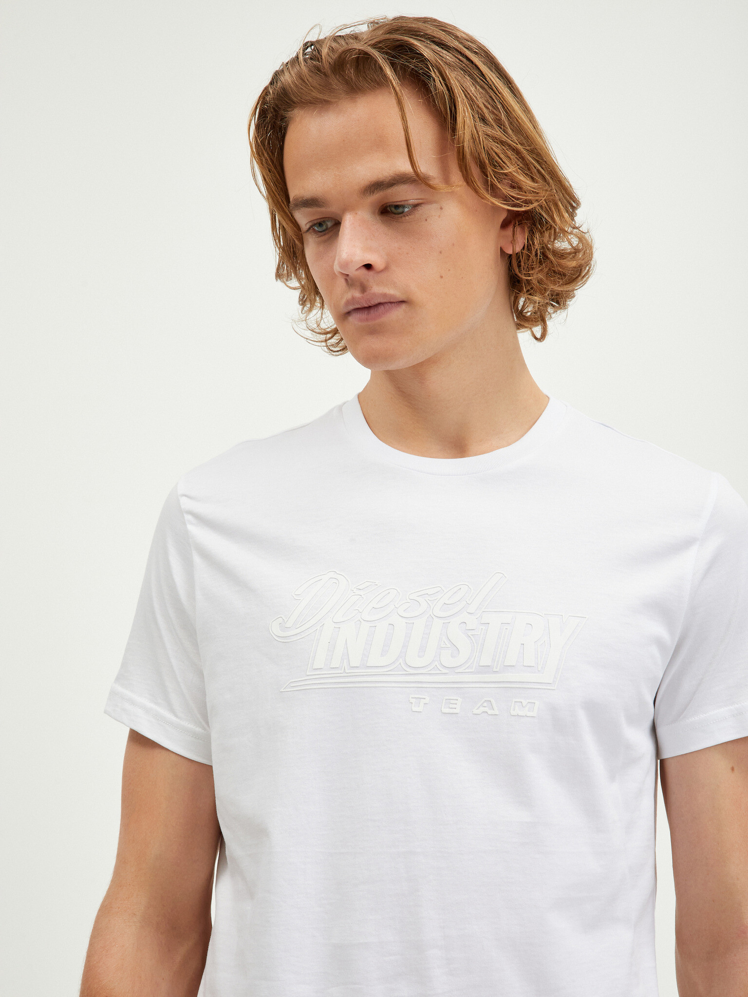 Diesel Tricou Alb - Pled.ro