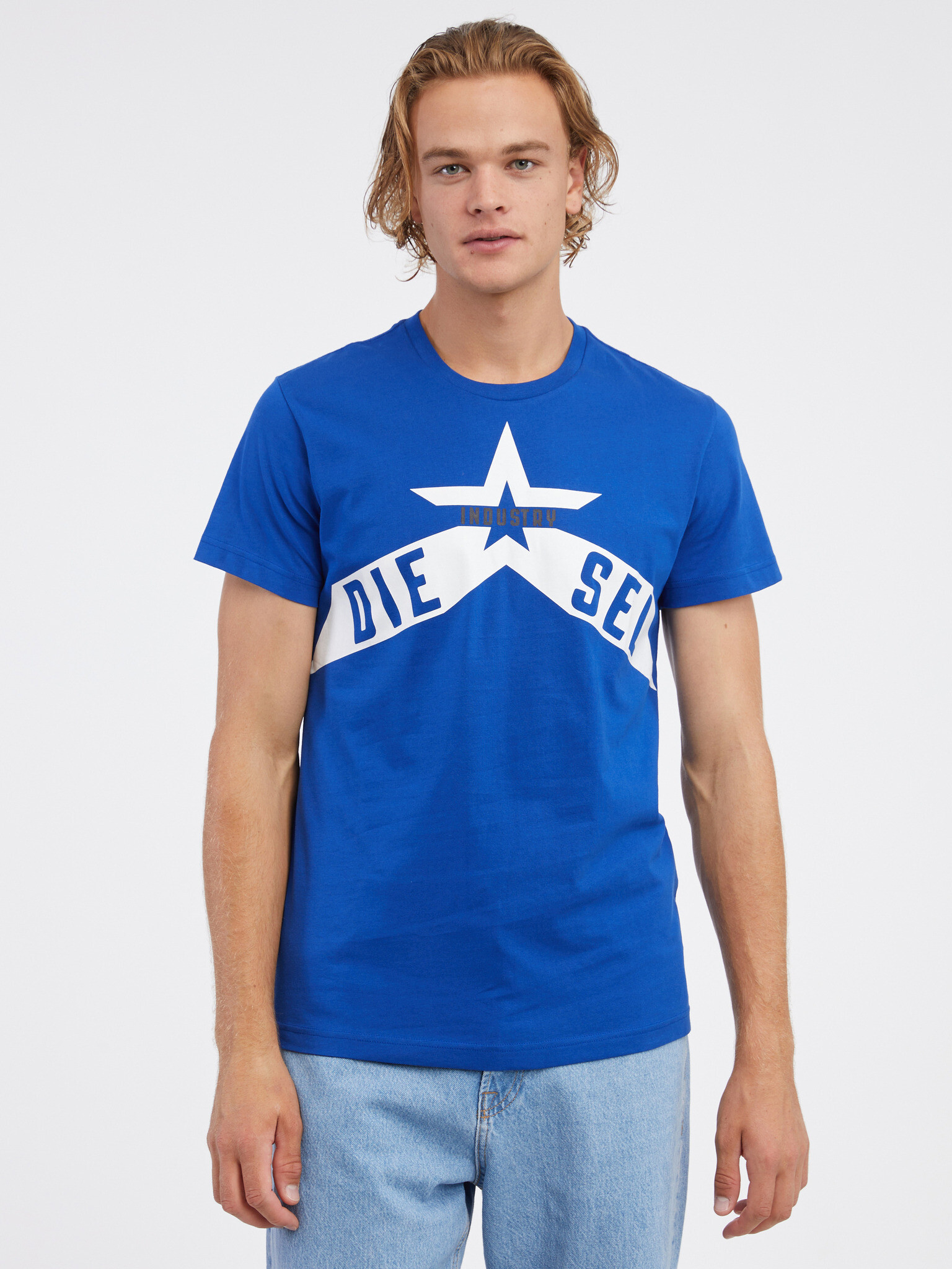 Diesel Tricou Albastru - Pled.ro