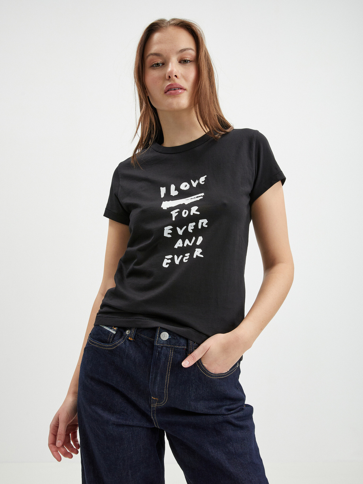 Diesel Tricou Negru - Pled.ro