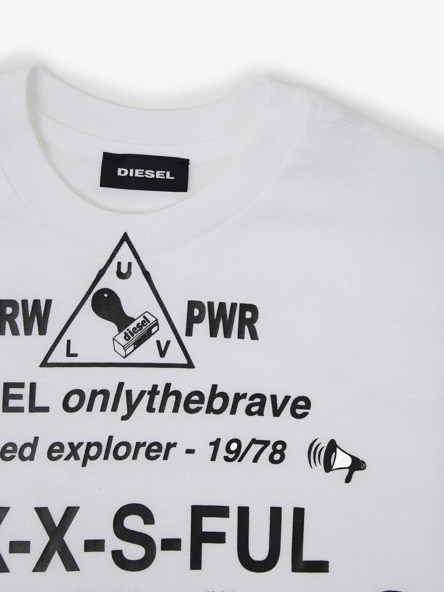 Diesel Tricou pentru copii Alb - Pled.ro