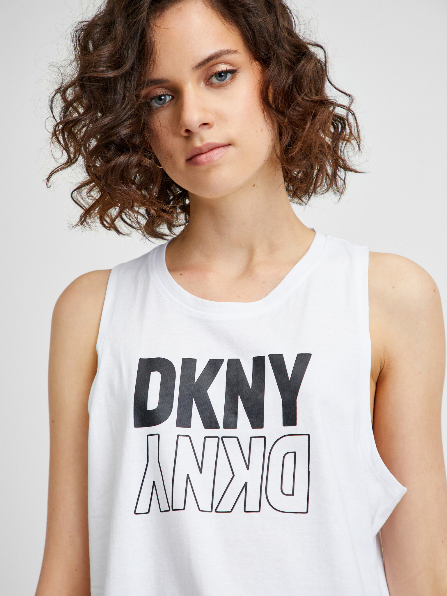 DKNY Maieu Alb - Pled.ro