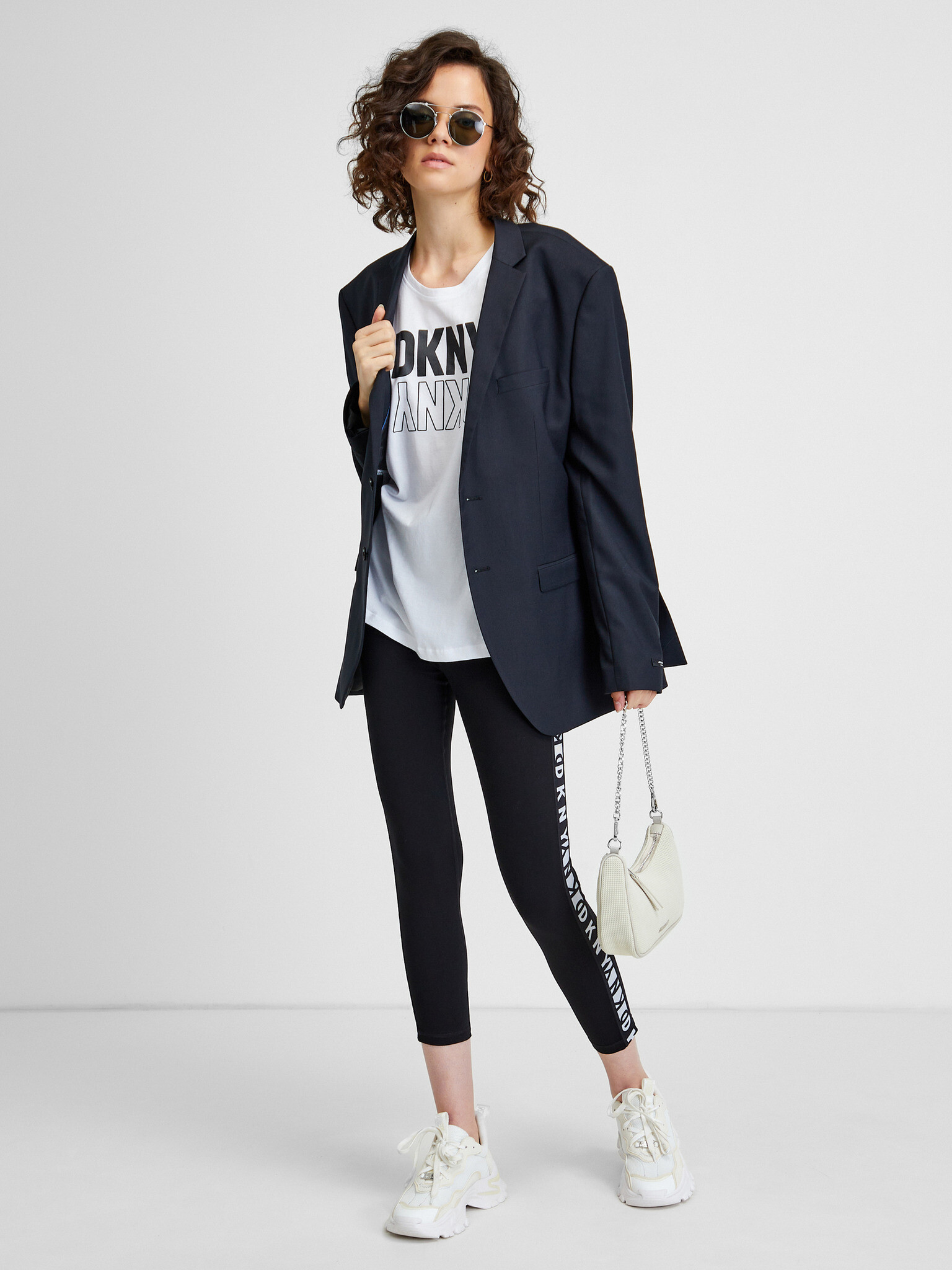 DKNY Maieu Alb - Pled.ro