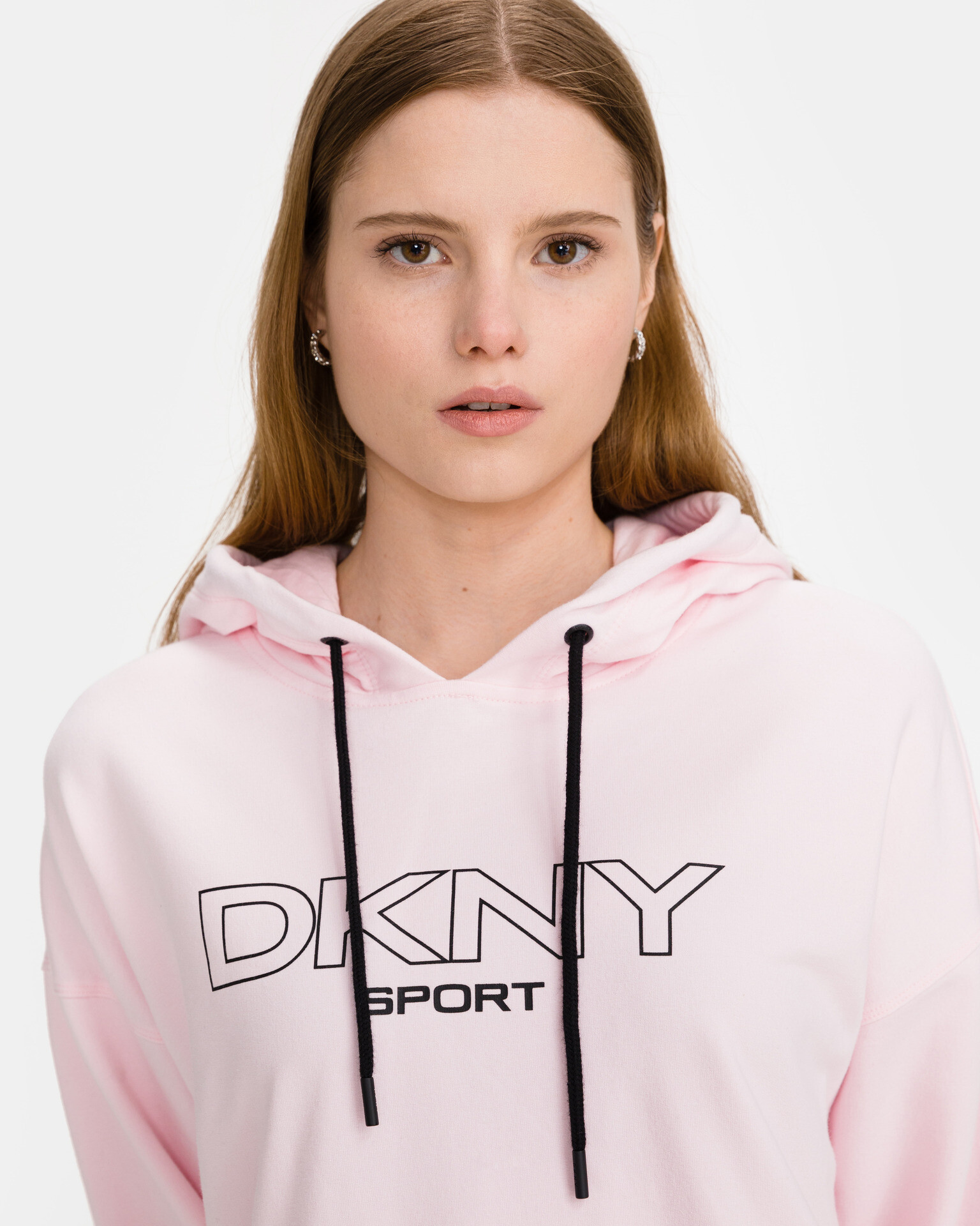 DKNY Ombre Logo Hanorac Roz - Pled.ro