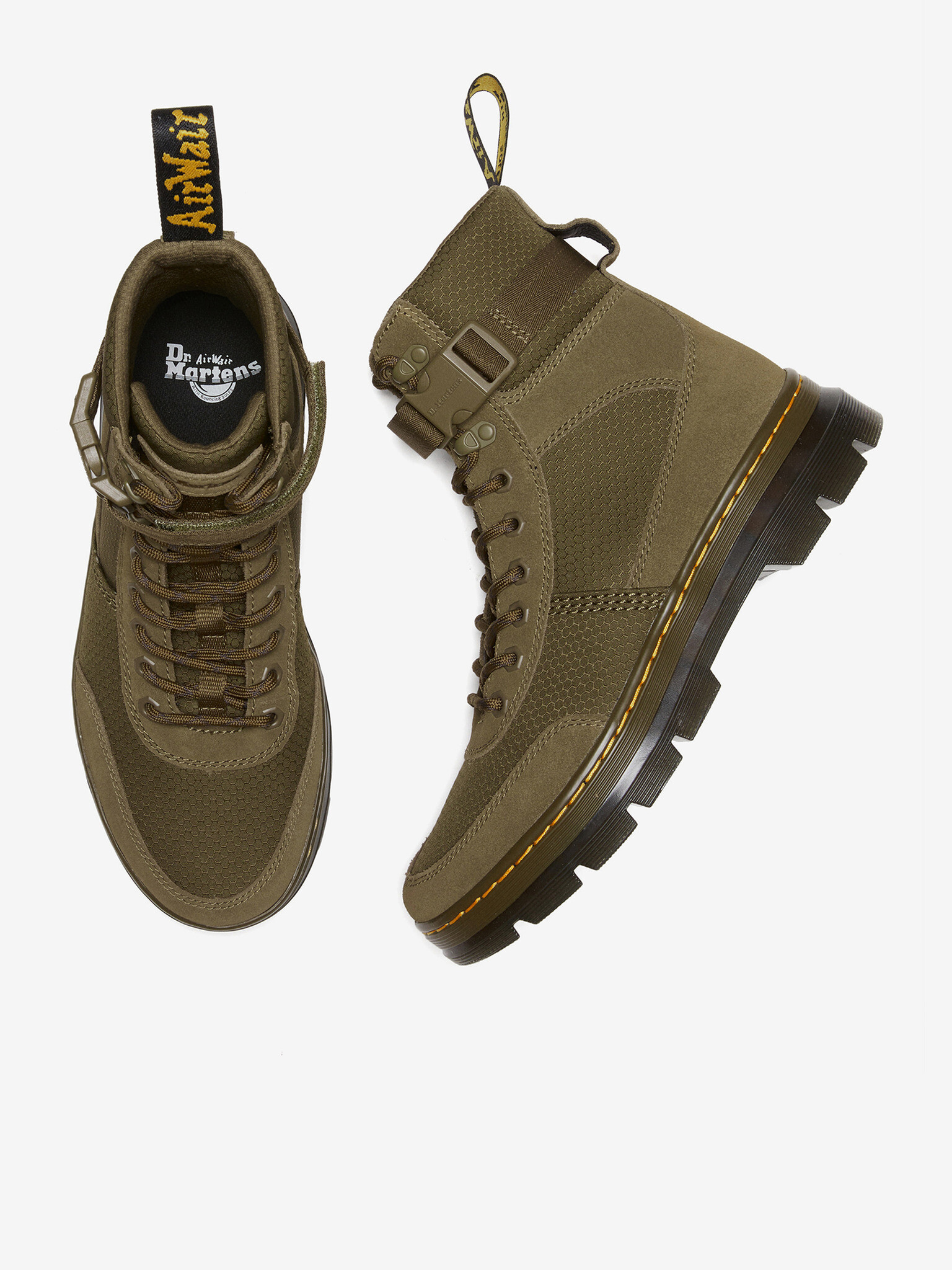 Dr. Martens Combs Tech Ghete pe gleznă Verde - Pled.ro