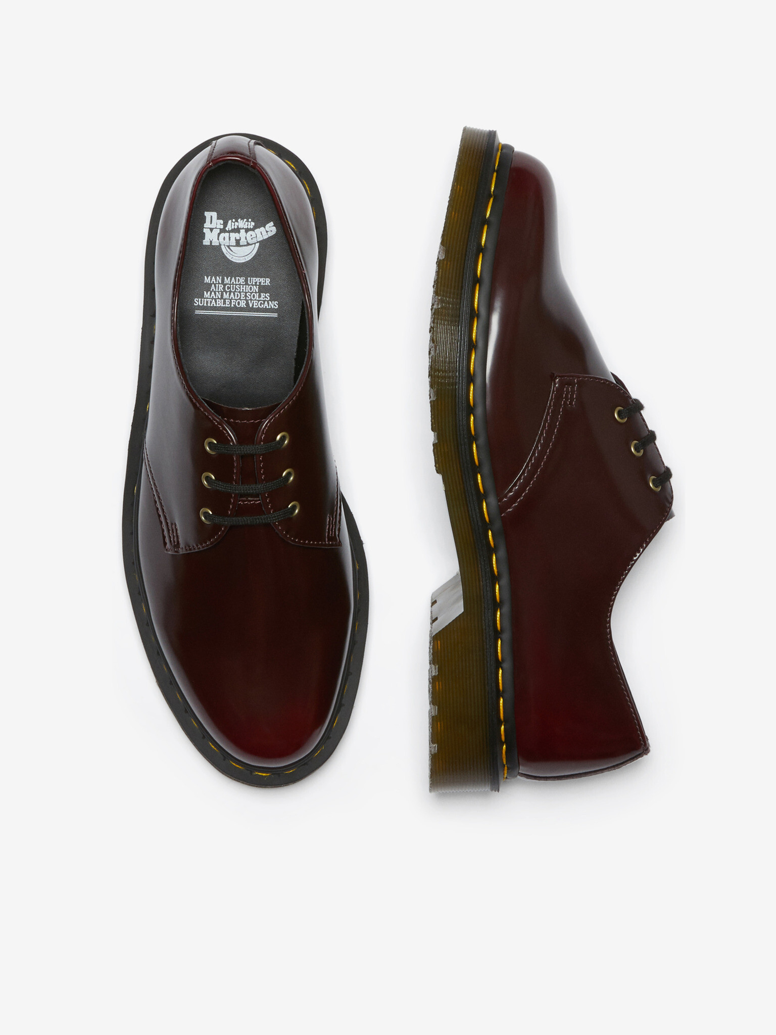 Dr. Martens Vegan 1461 Pantofi Roșu - Pled.ro