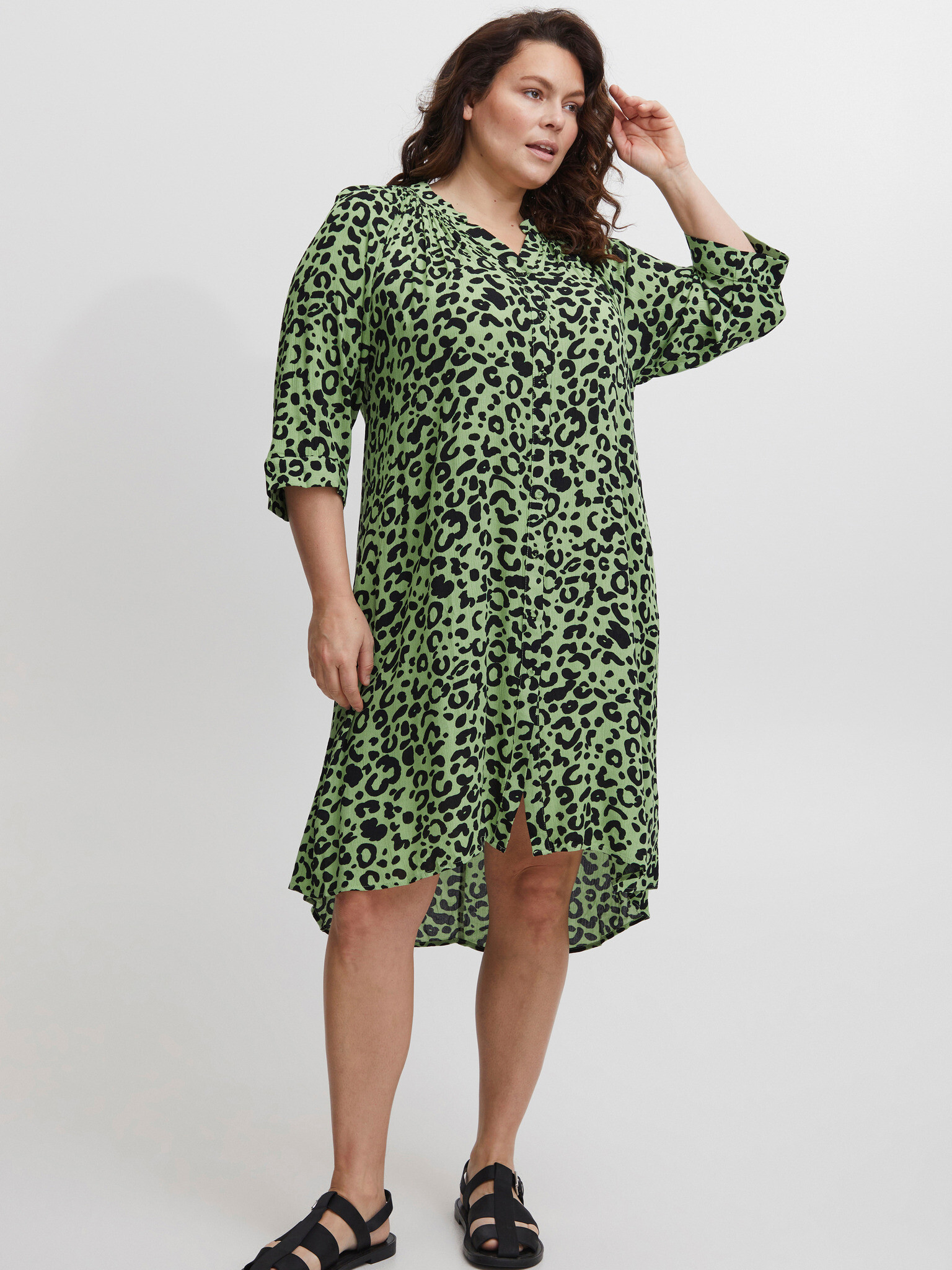 Fransa Rochie Verde - Pled.ro