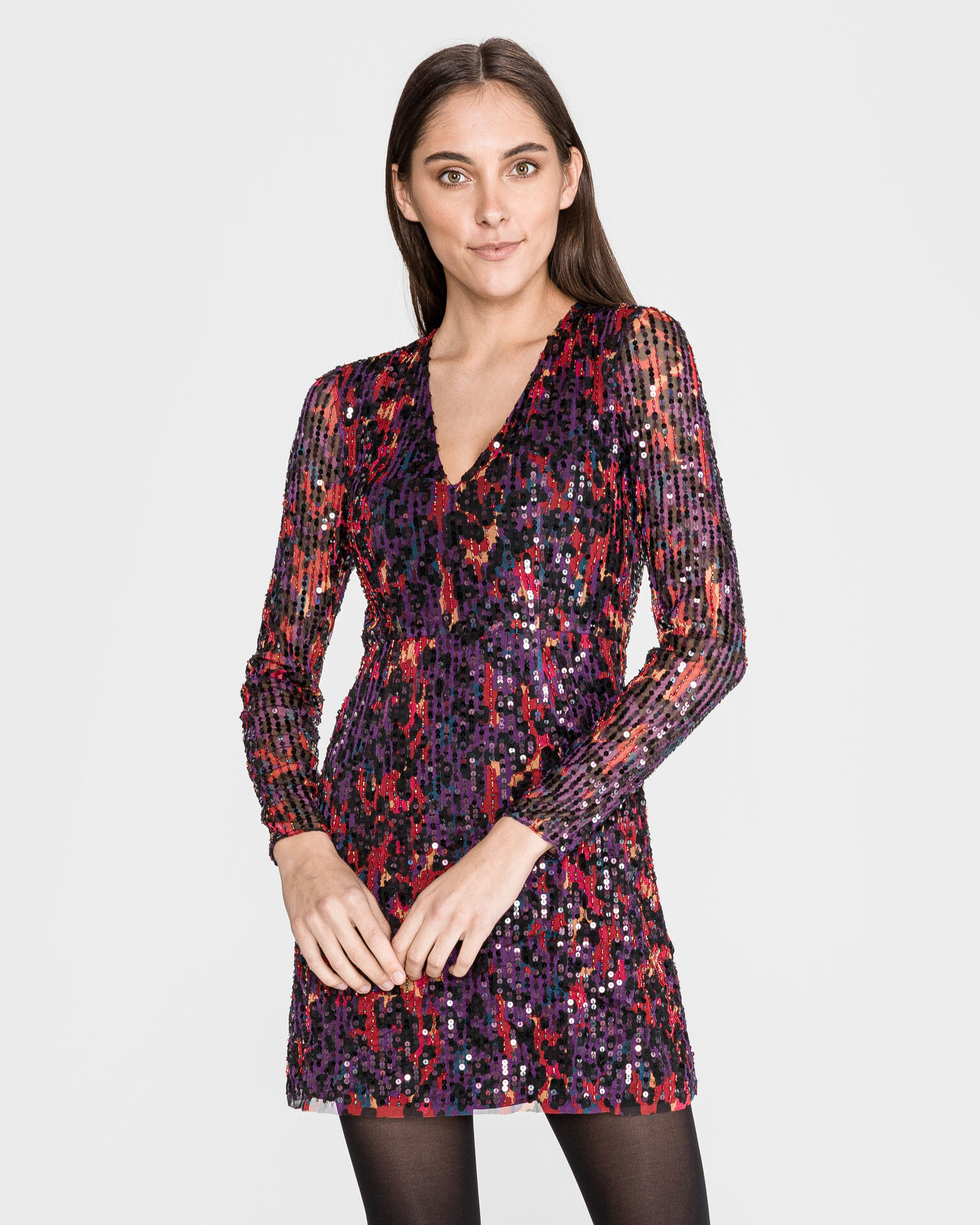 French Connection Rochie Multicolor - Pled.ro