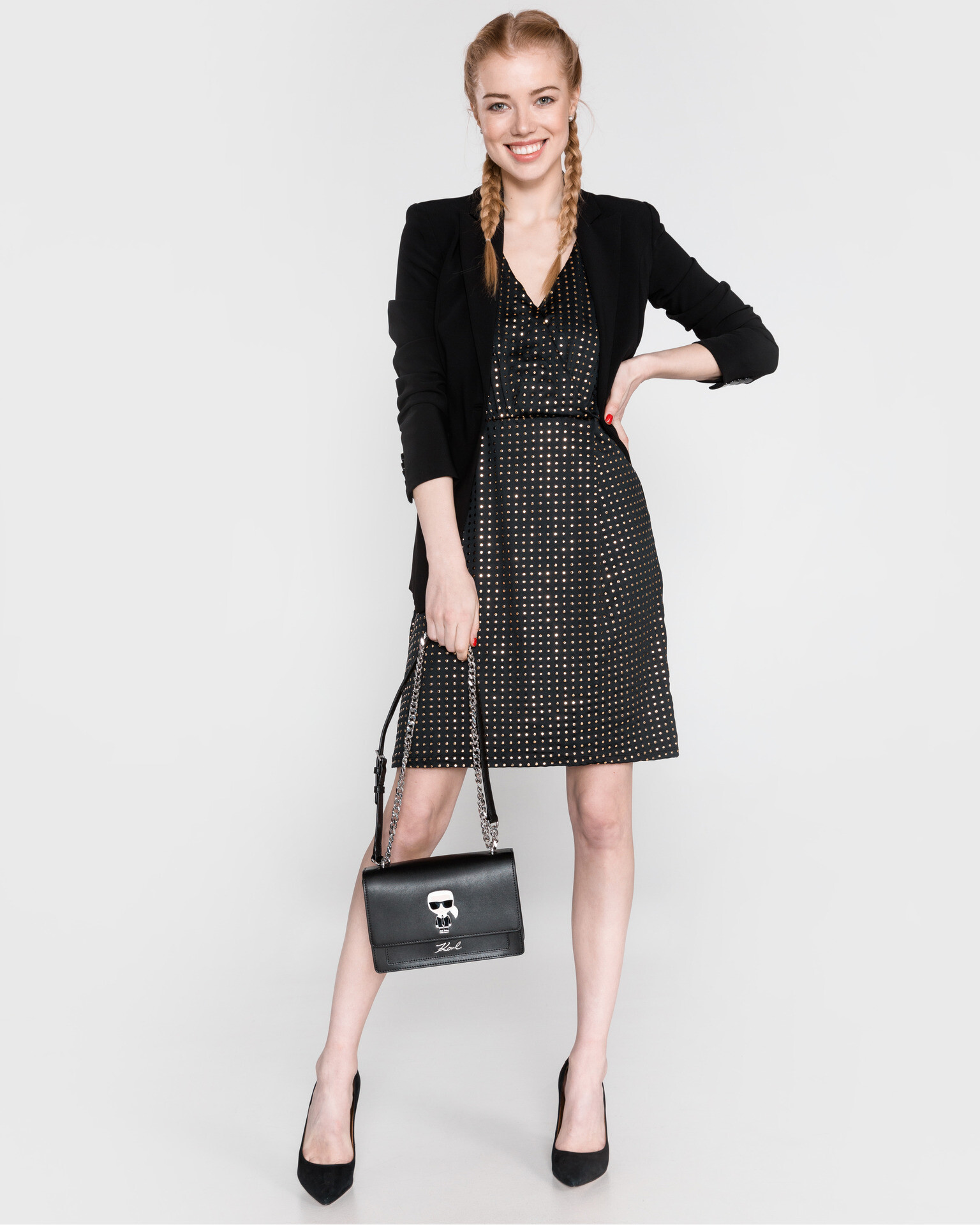 French Connection Rochie Negru - Pled.ro