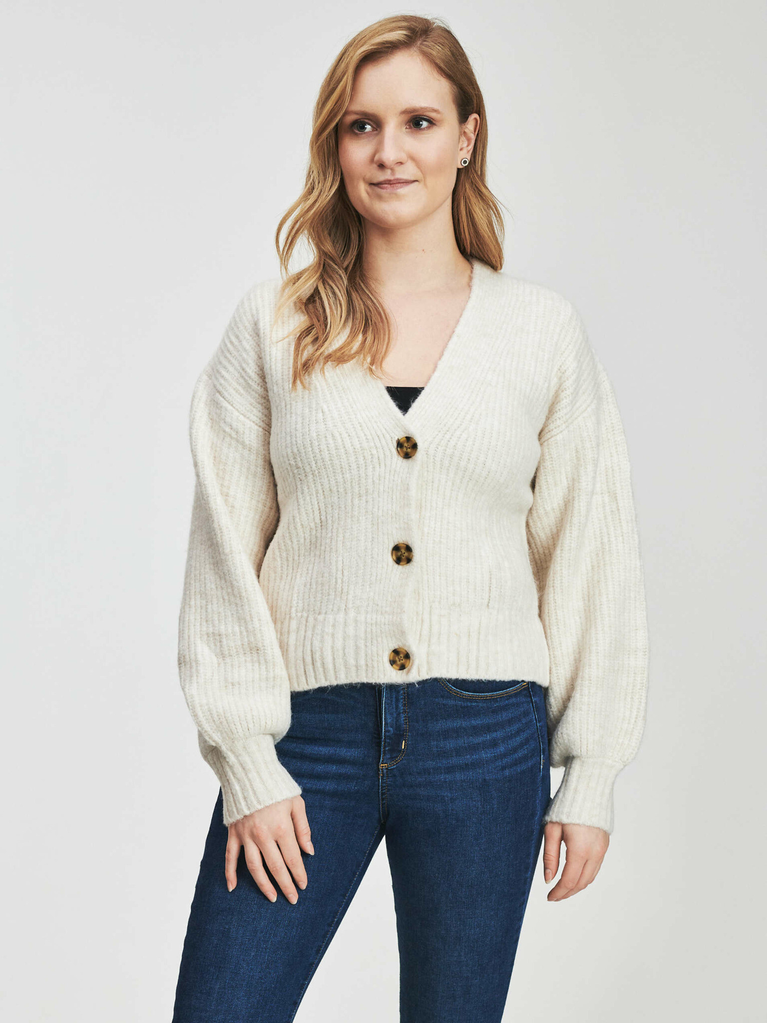 GAP Cardigan Alb - Pled.ro