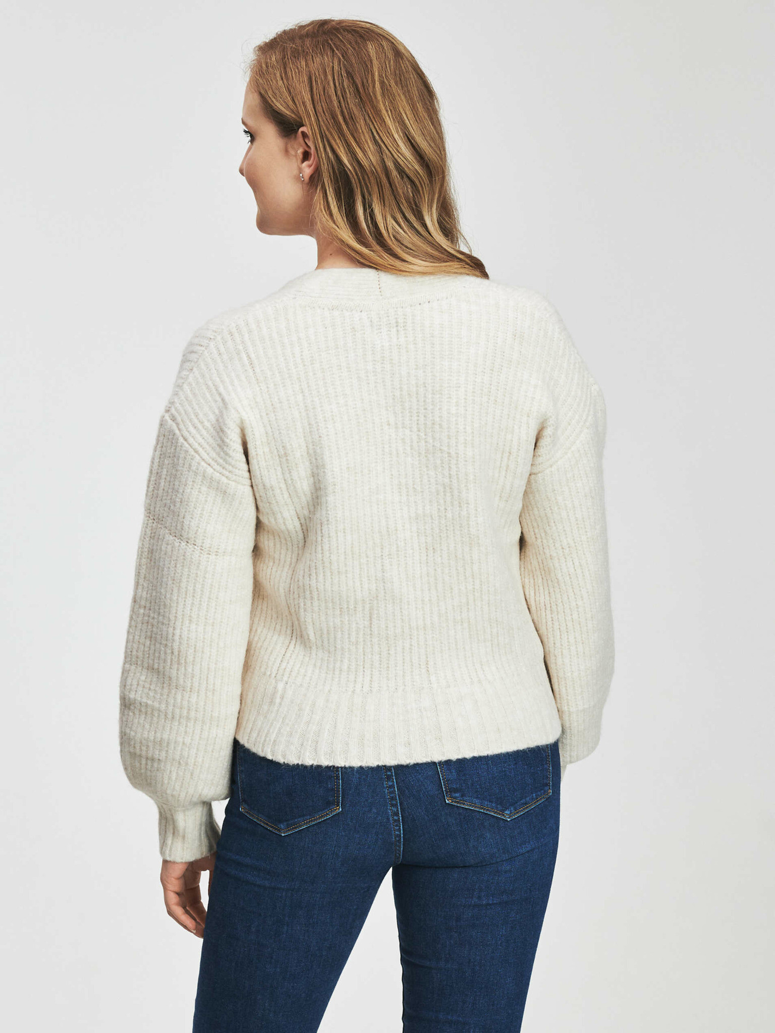 GAP Cardigan Alb - Pled.ro