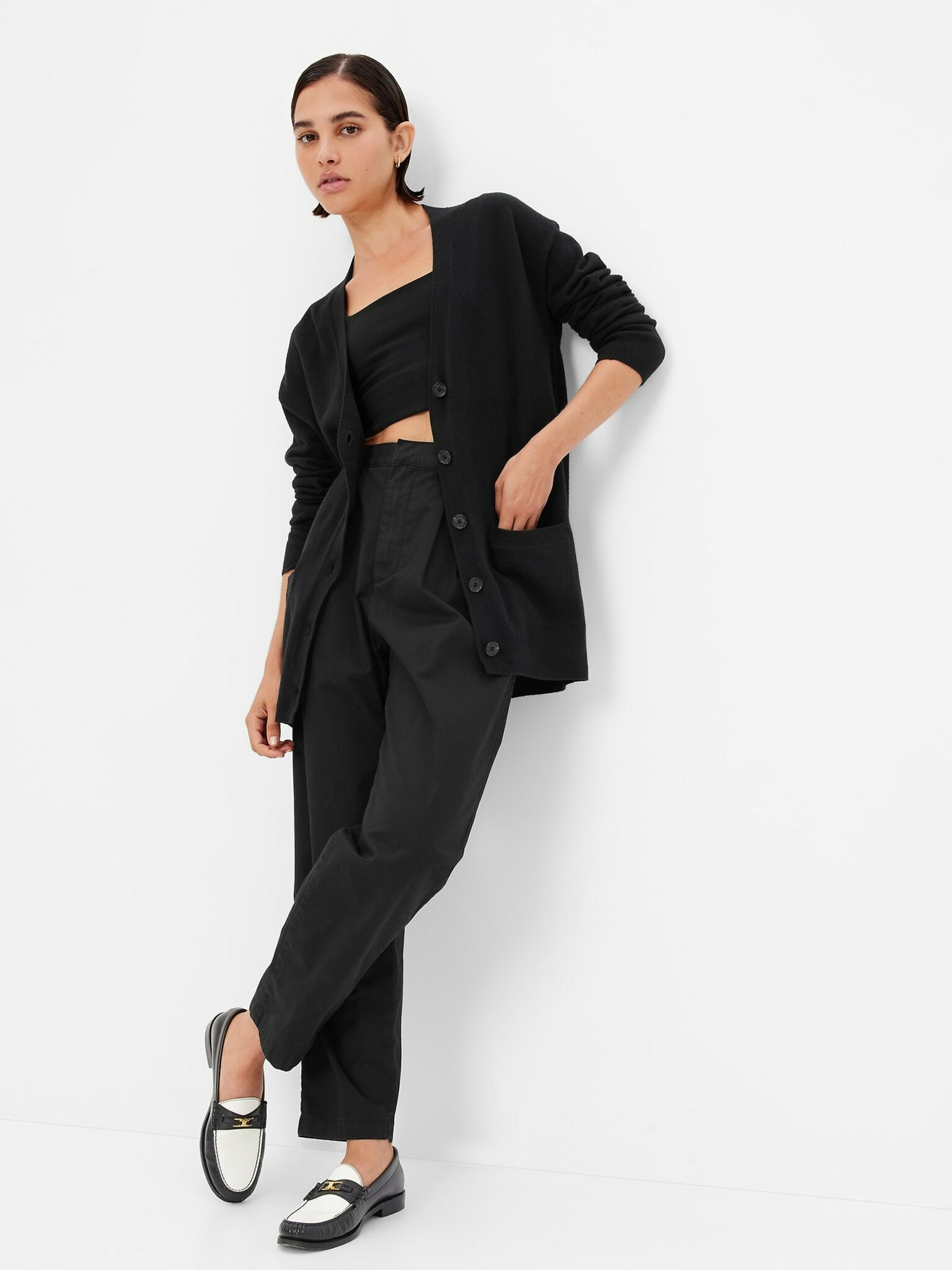 GAP Cardigan Negru - Pled.ro