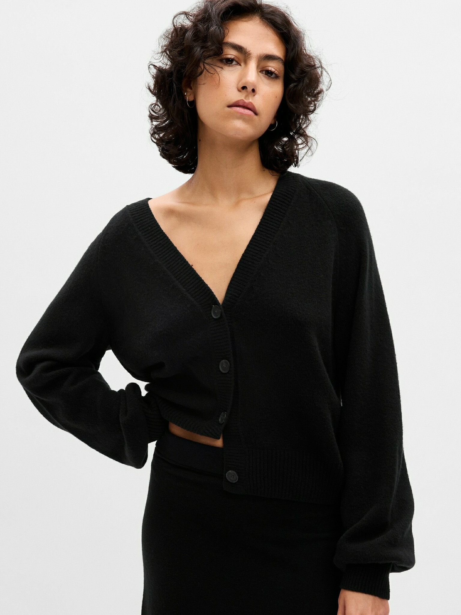 GAP Cardigan Negru - Pled.ro